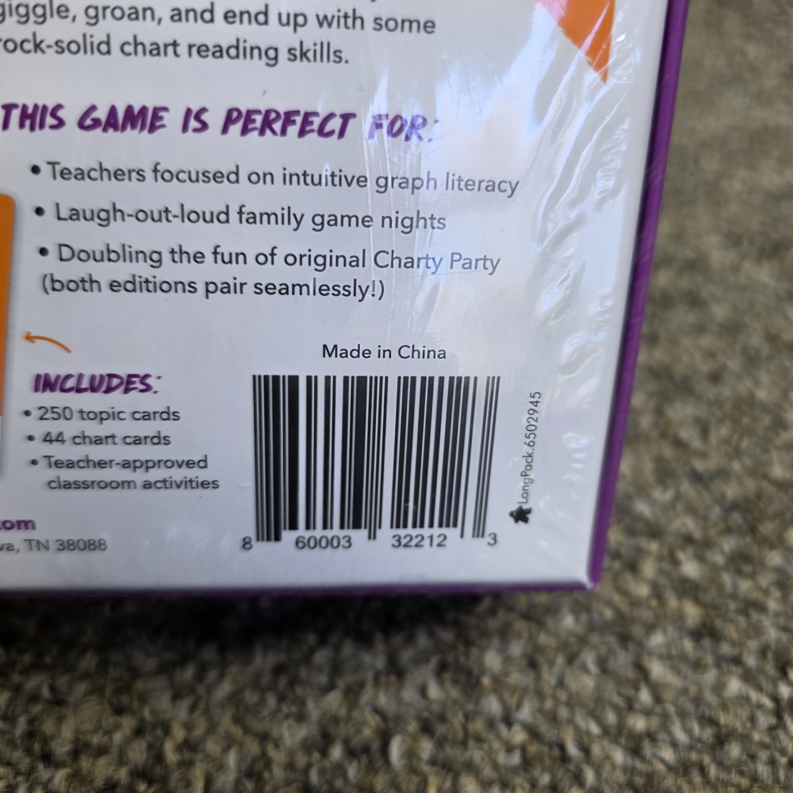 Charty Party! Hilarious Party Game ALL AGES Edition Complete In Box