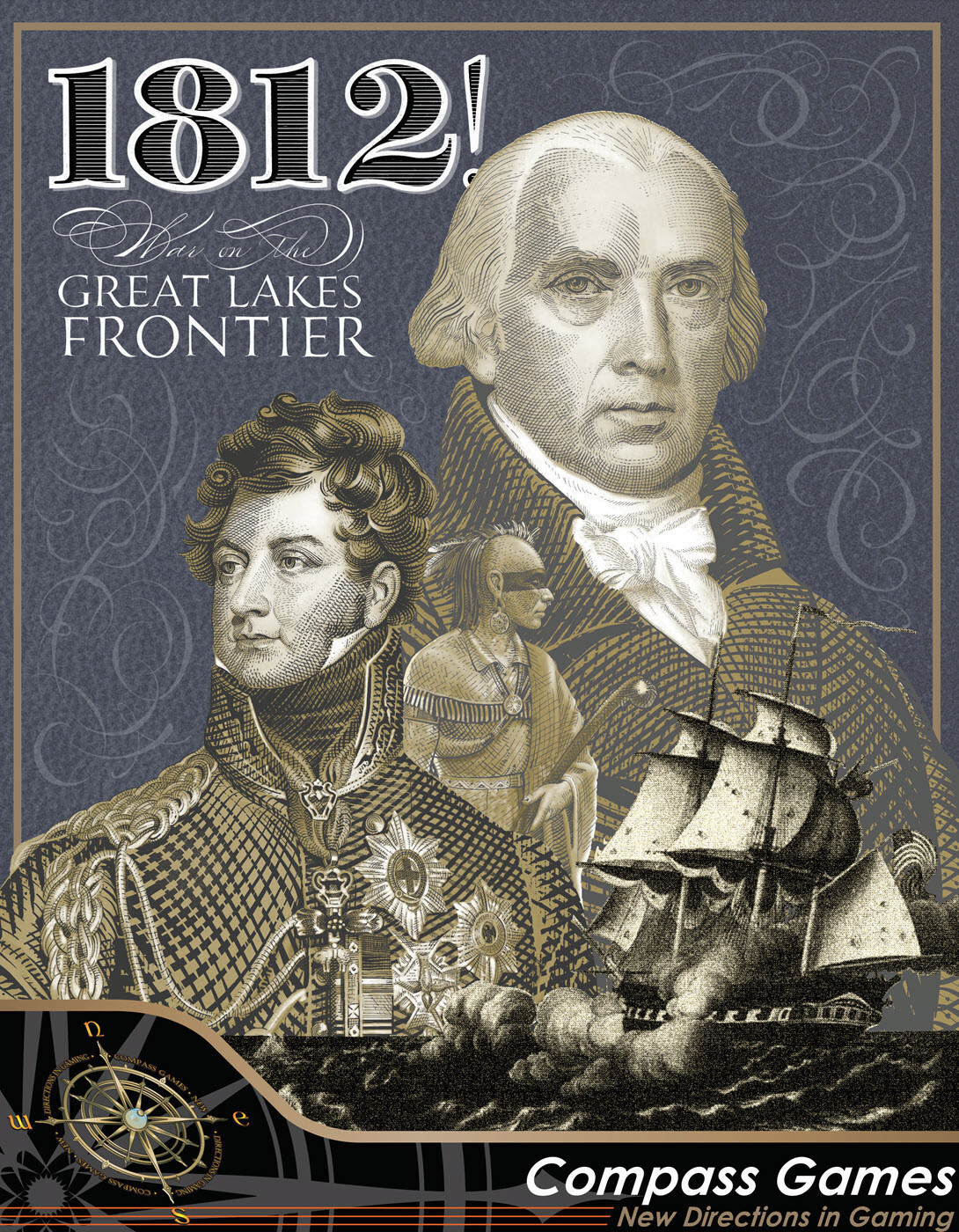 Compass Games 1812: War On The Great Lakes Frontier NISW Fast Shipping
