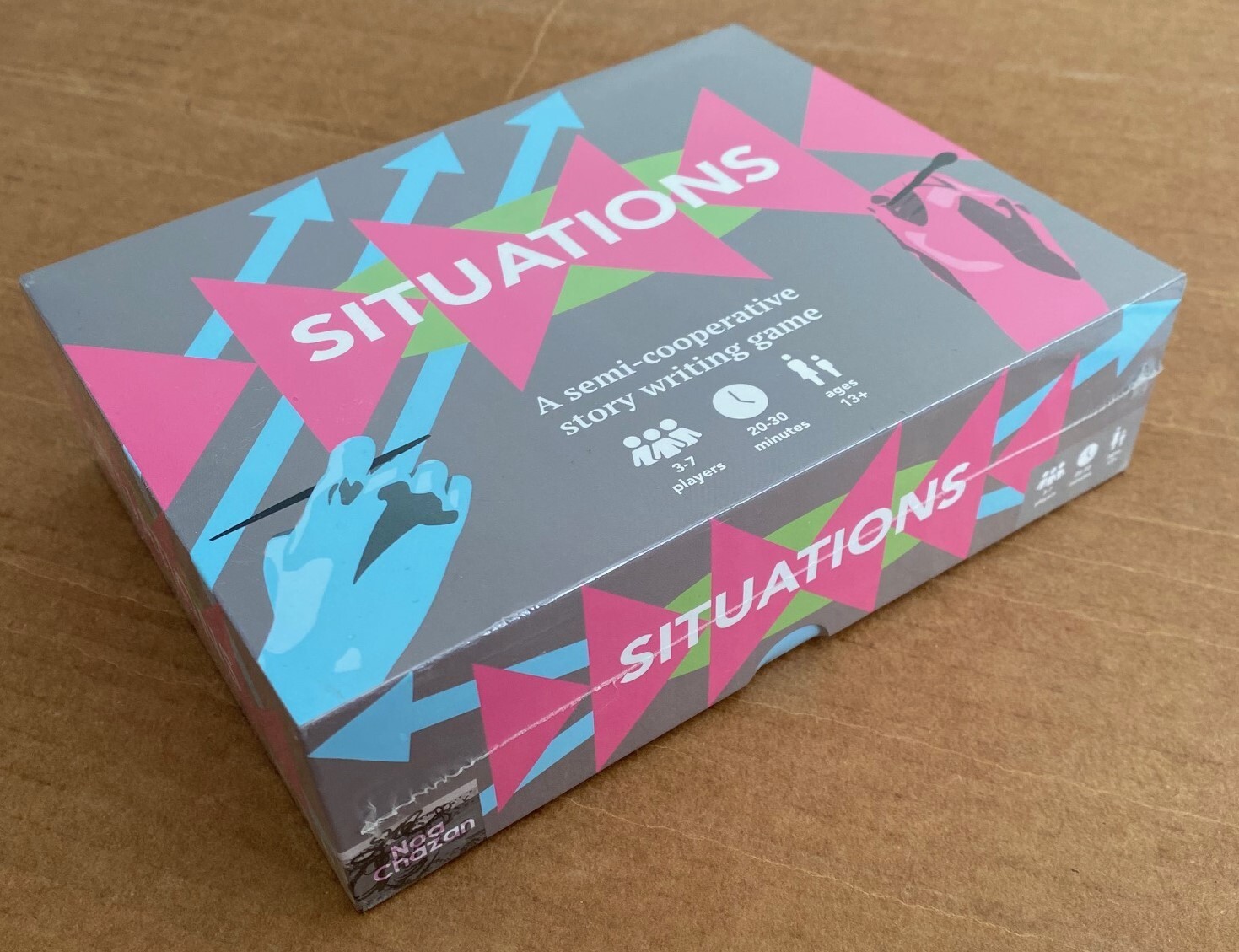 Situations A Semi-Cooperative Story Writing Game (Noa Chazon, 2019) SEALED, NEW