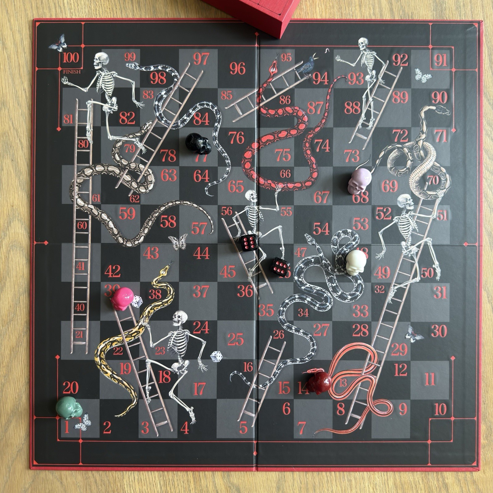 Alexander McQueen Snakes & Ladders Luxury & Limited Board Game Gothic Fashion