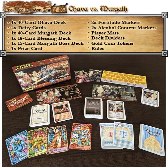 Red Dragon Inn Ohava Vs Murgath Expansion Game For Ages 14 And Up