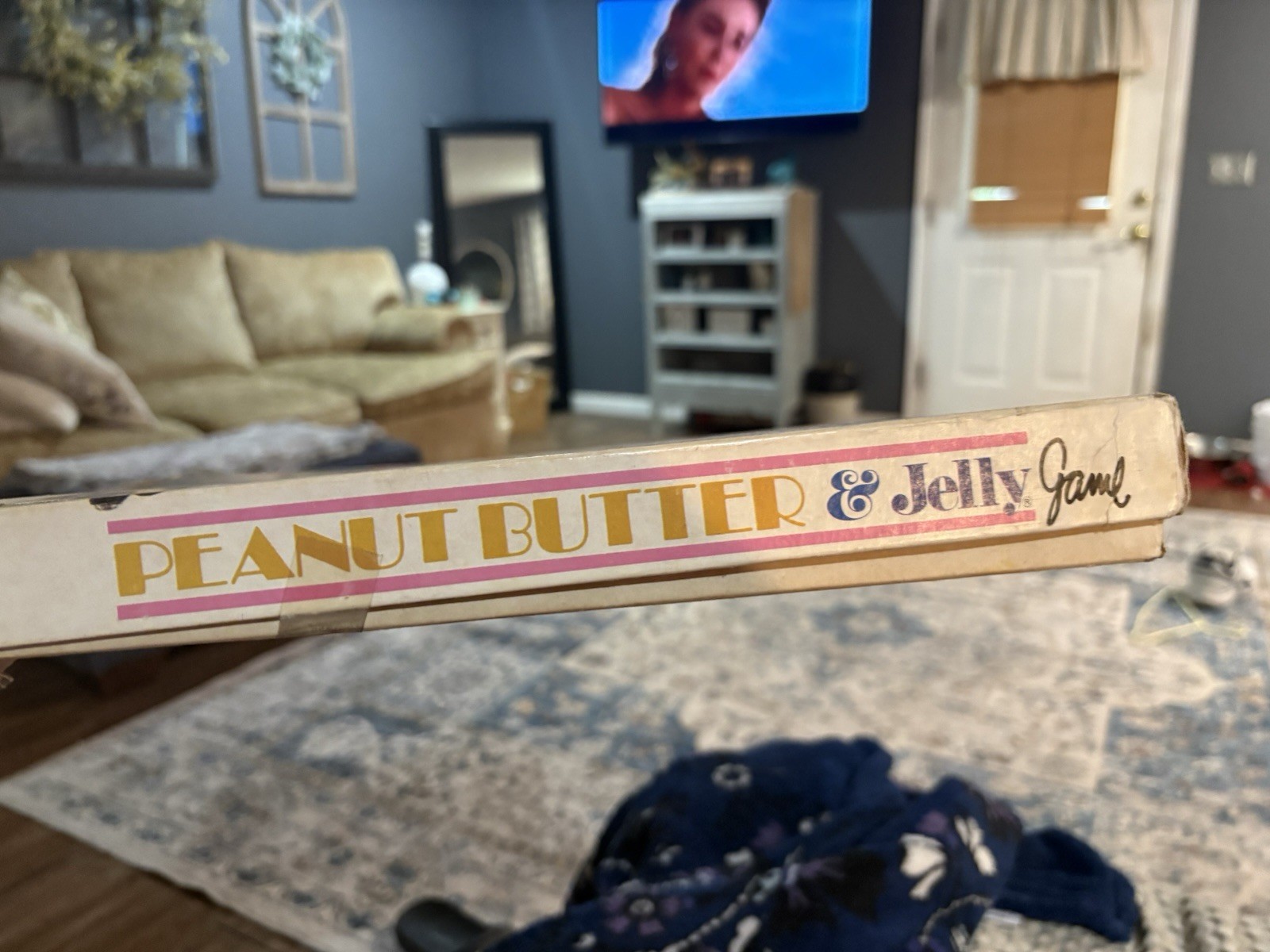 Vintage 1971 Parker Brothers Peanut Butter & Jelly Board Game