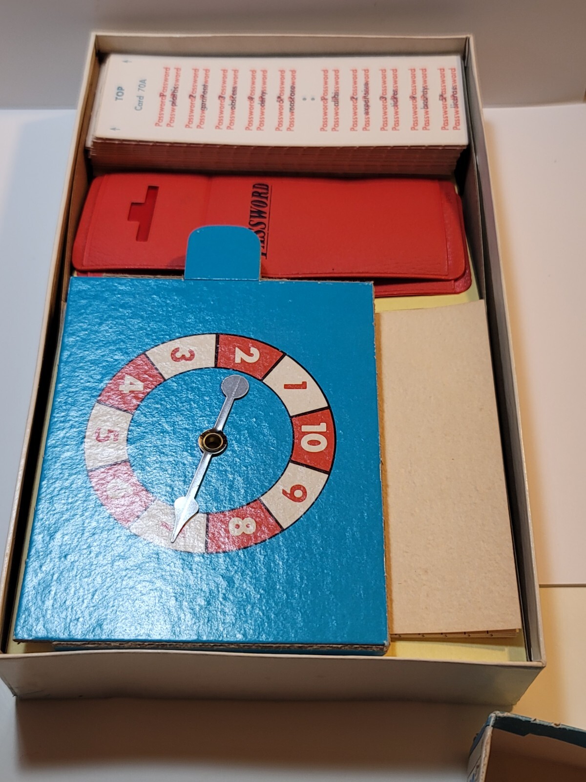 Password Game 1962 Twelfth Edition Milton Bradley Company 4260 Clue Vintage