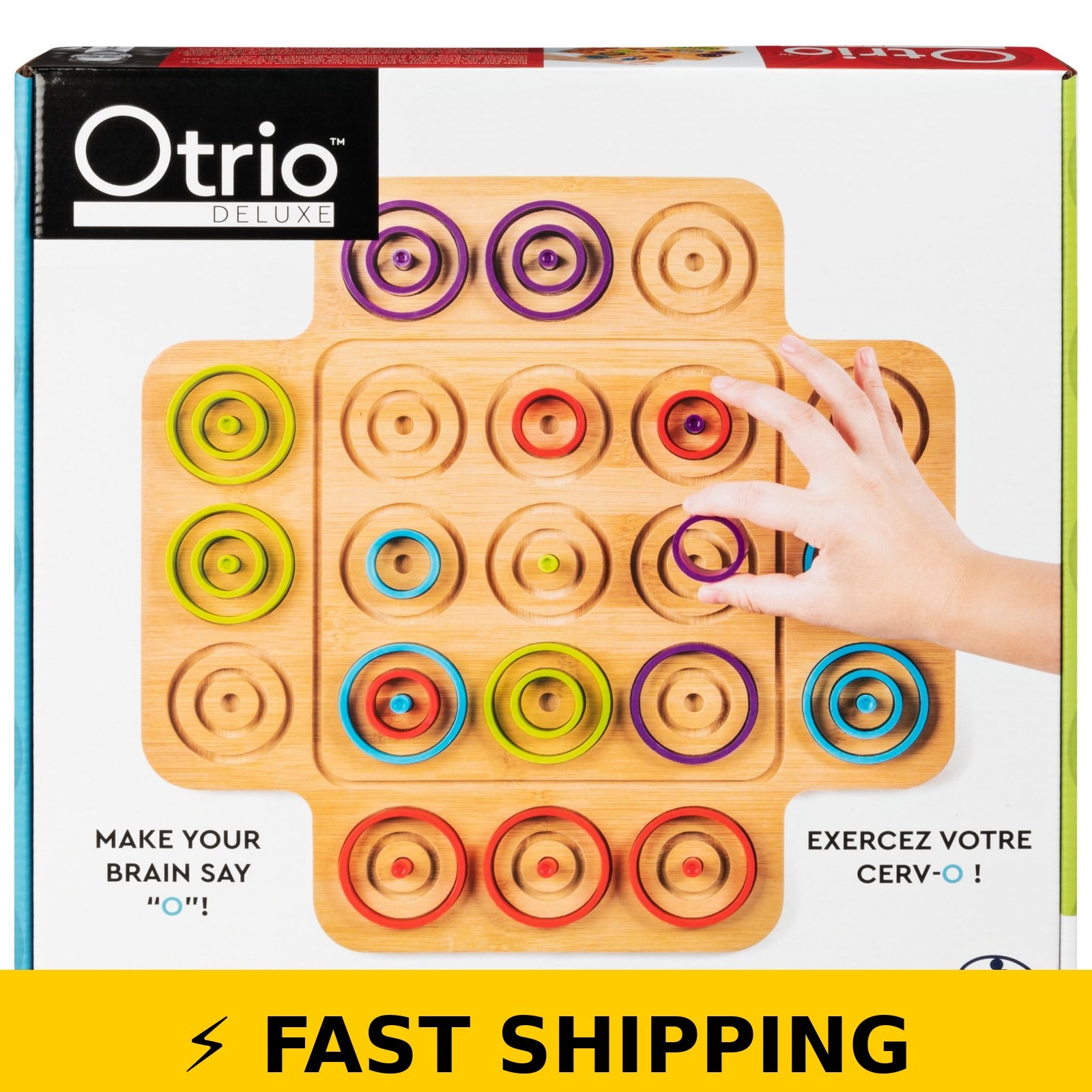 Otrio Board Game by Spin Master – Strategy Game for Ages 8 & Up