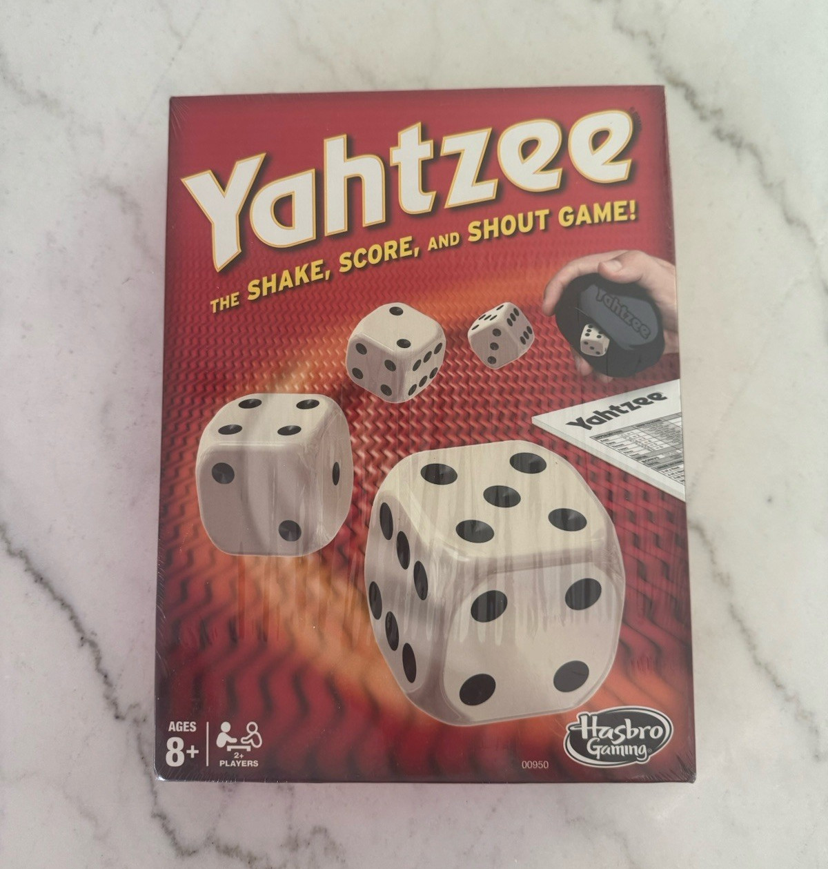 New Sealed Yahtzee Strategy Dice Game Travel Size Handheld Ages 8+ 2+ Players