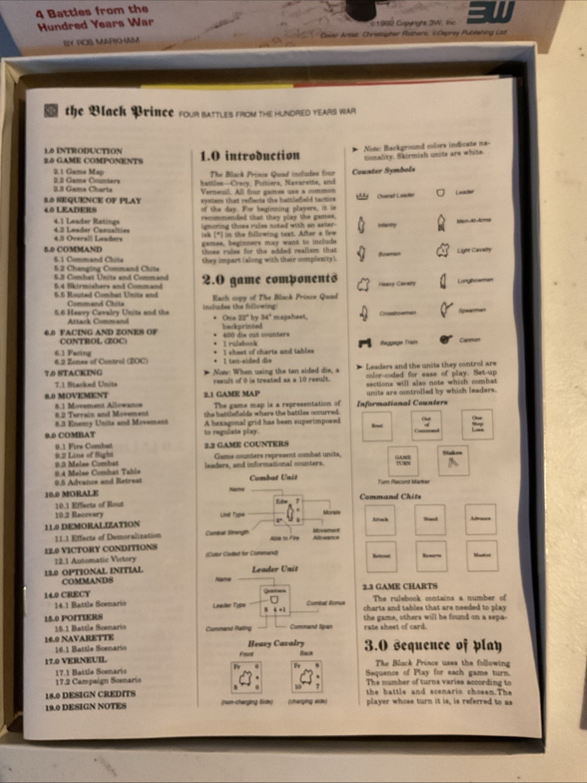 3W 1992: The Black Prince – 4 Battles from the Hundred Years War (UNPUNCHED)