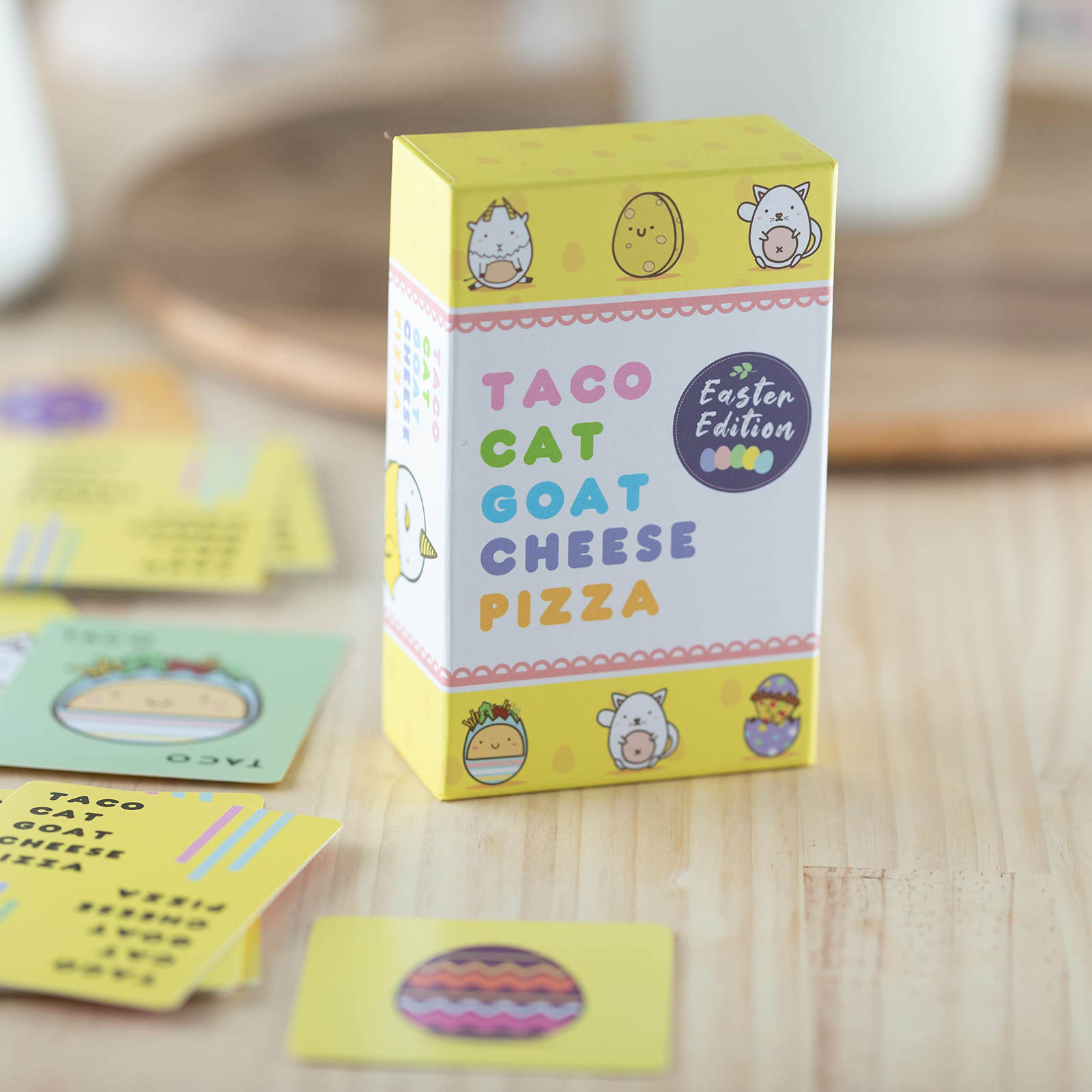 Taco Cat Goat Cheese Pizza Easter Edition Tabletop Game Party Fun