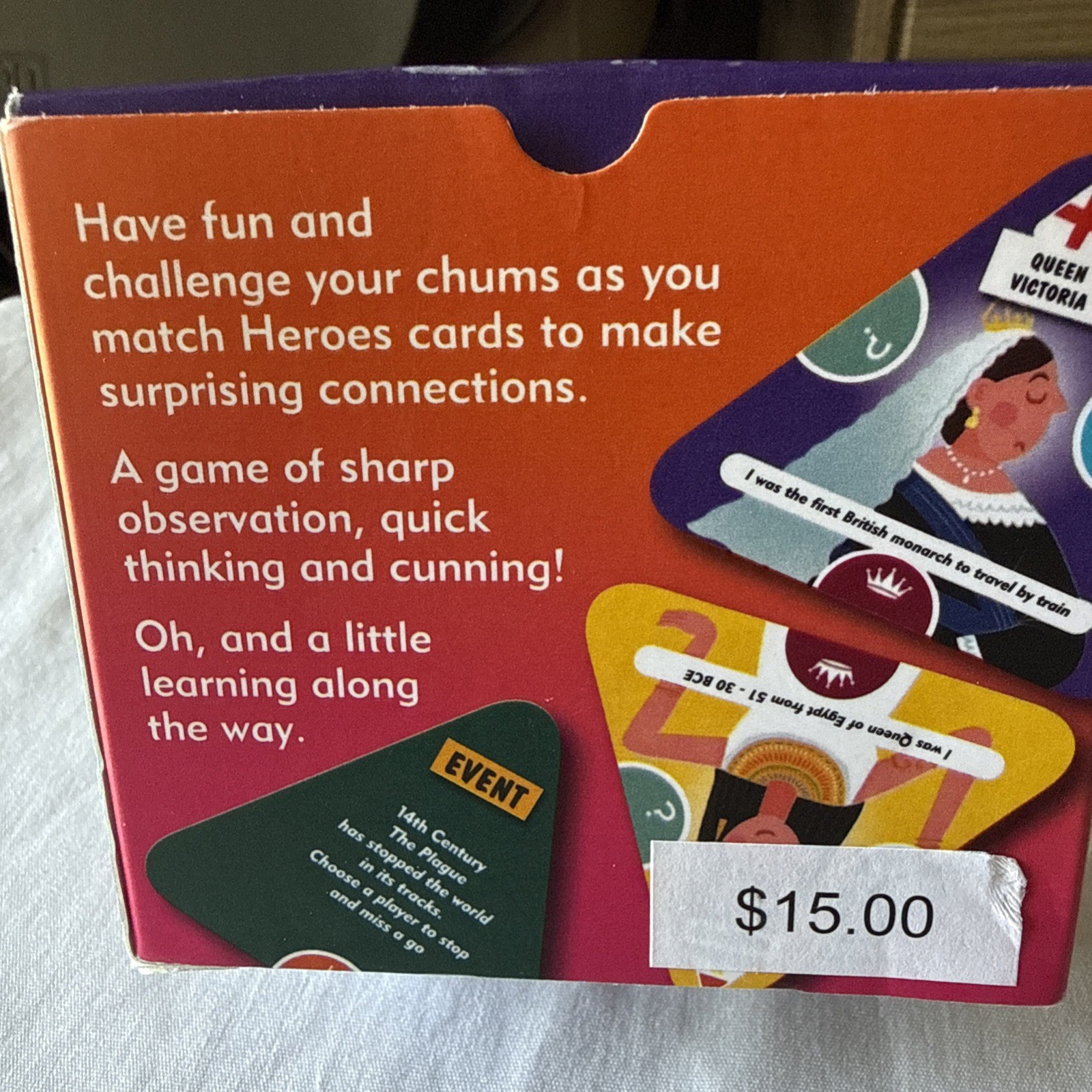 A Little Slice Of History Family Game – Ages 6+ New History, Heroes ￼￼