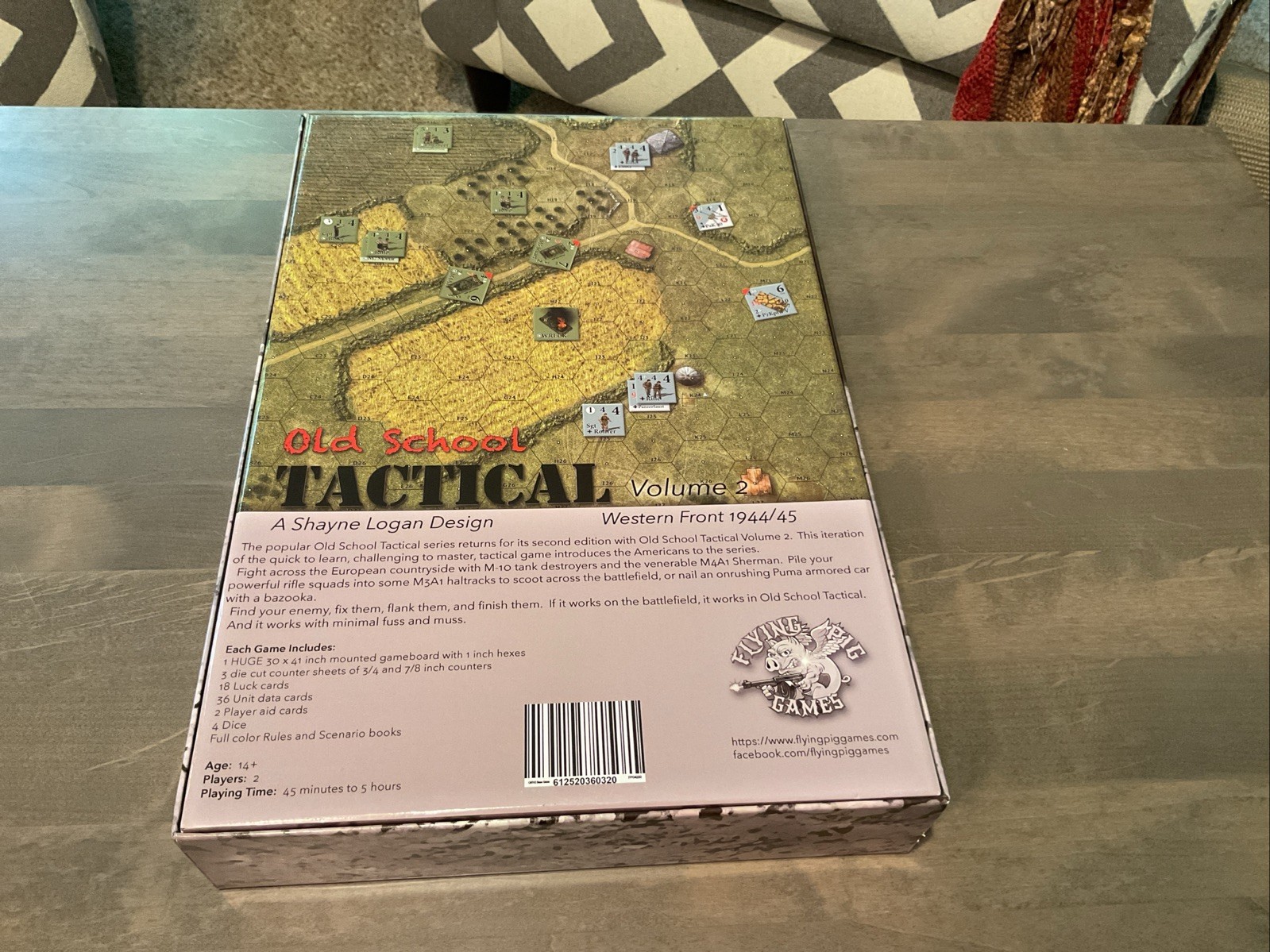 Flying Pig Wargame Old School Tactical (Volume 2) Box UNPUNCHED w/PLAYER MATS 💯