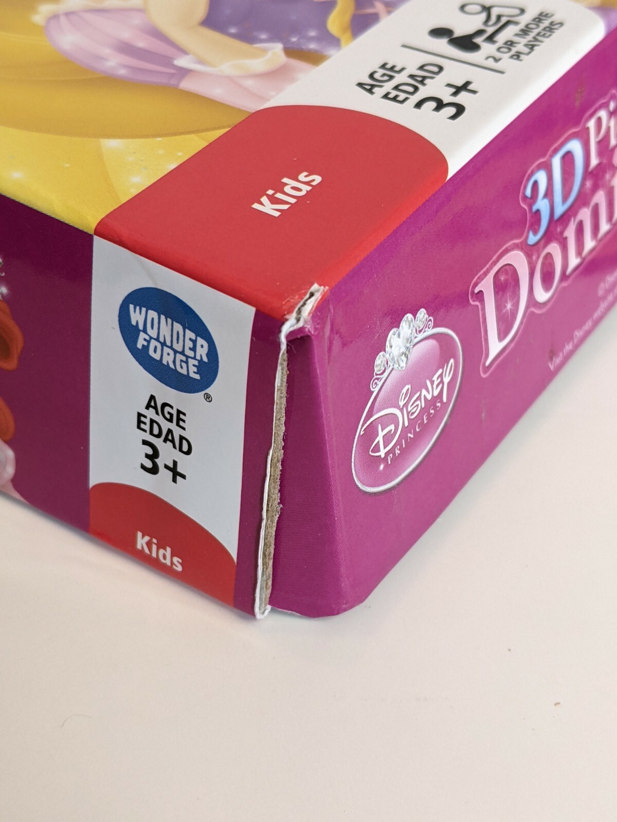 Rare Disney Princess 3D Picture Dominoes Domino Game Wonder Forge – Complete!