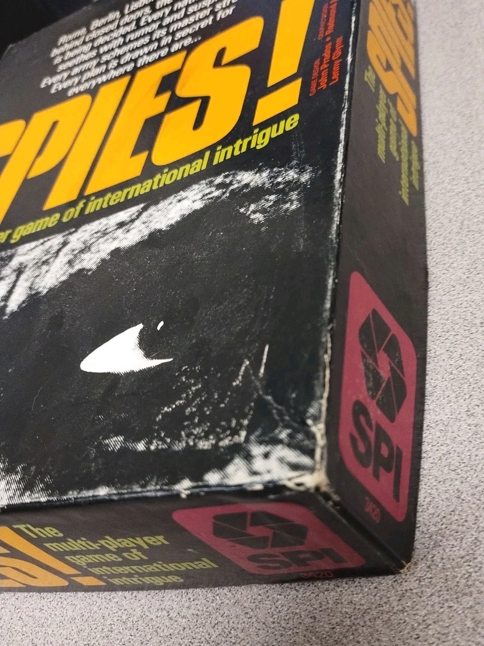 1981 SPI Spies! The Multi-player Game of WW2 International Intrigue Complete