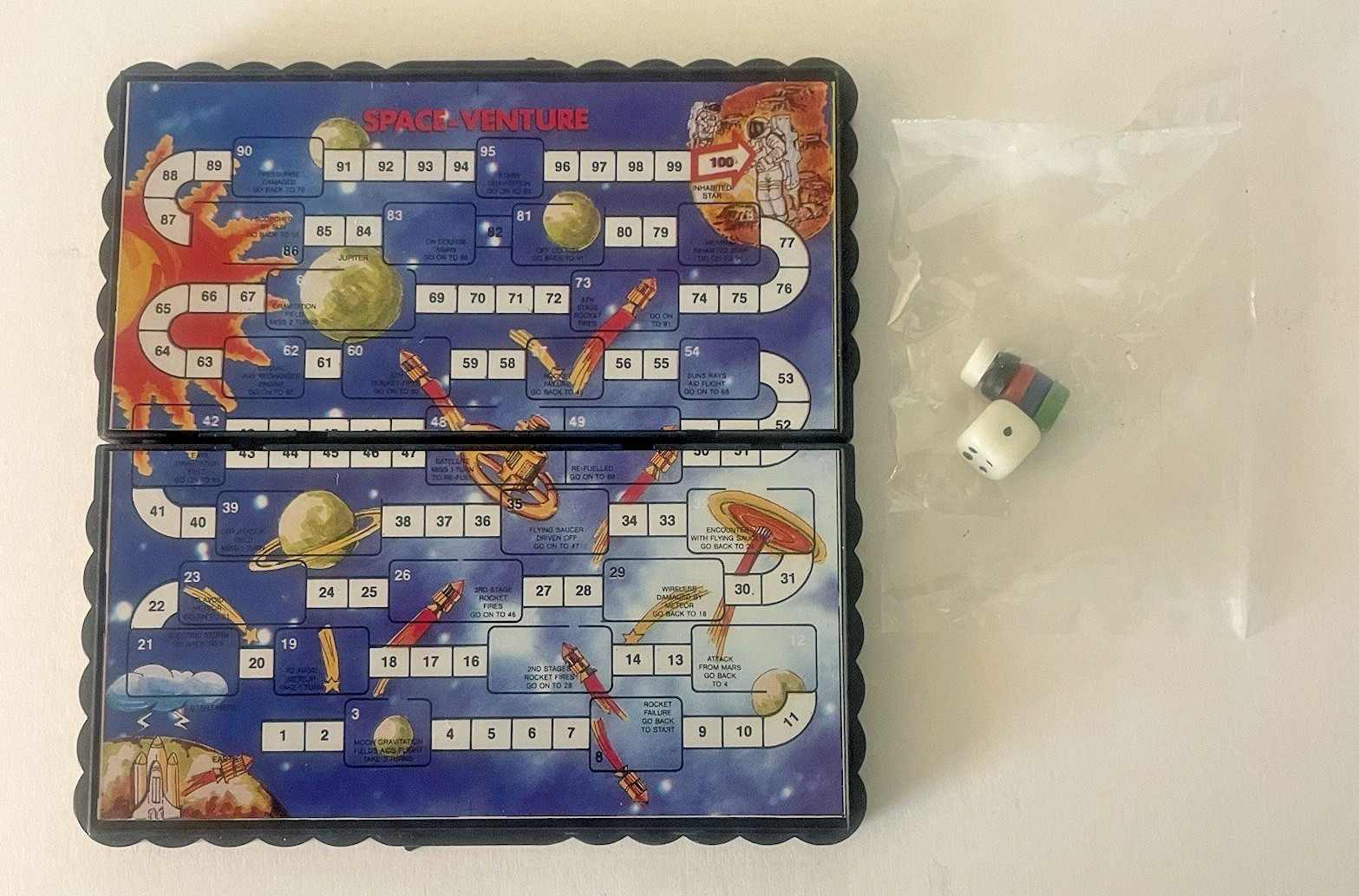 RUSS POCKET PASTIMES Magnet Travel Games 80’s Bingo Racing Space Chinese Checker