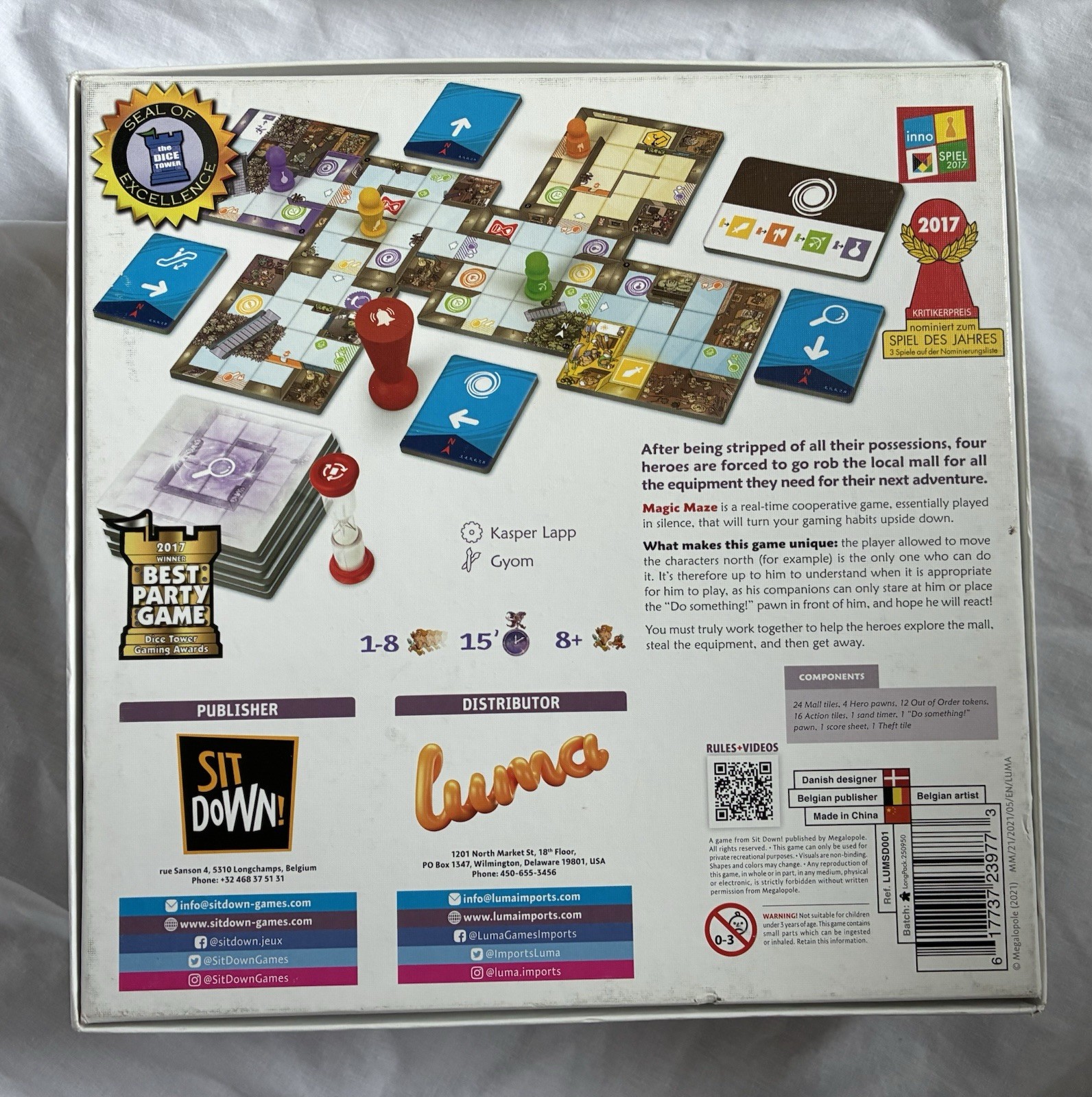 Magic Maze Board Game 100% Complete