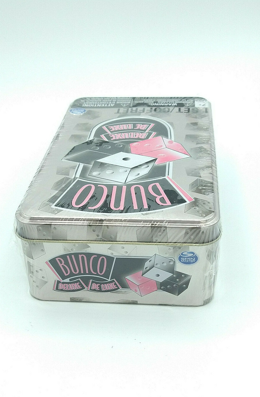 Bunco Deluxe in Tin Spin Master Brand New Sealed