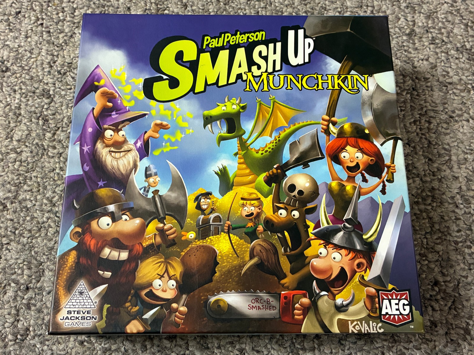 Smash Up Munchkin – AEG 2015 – Complete