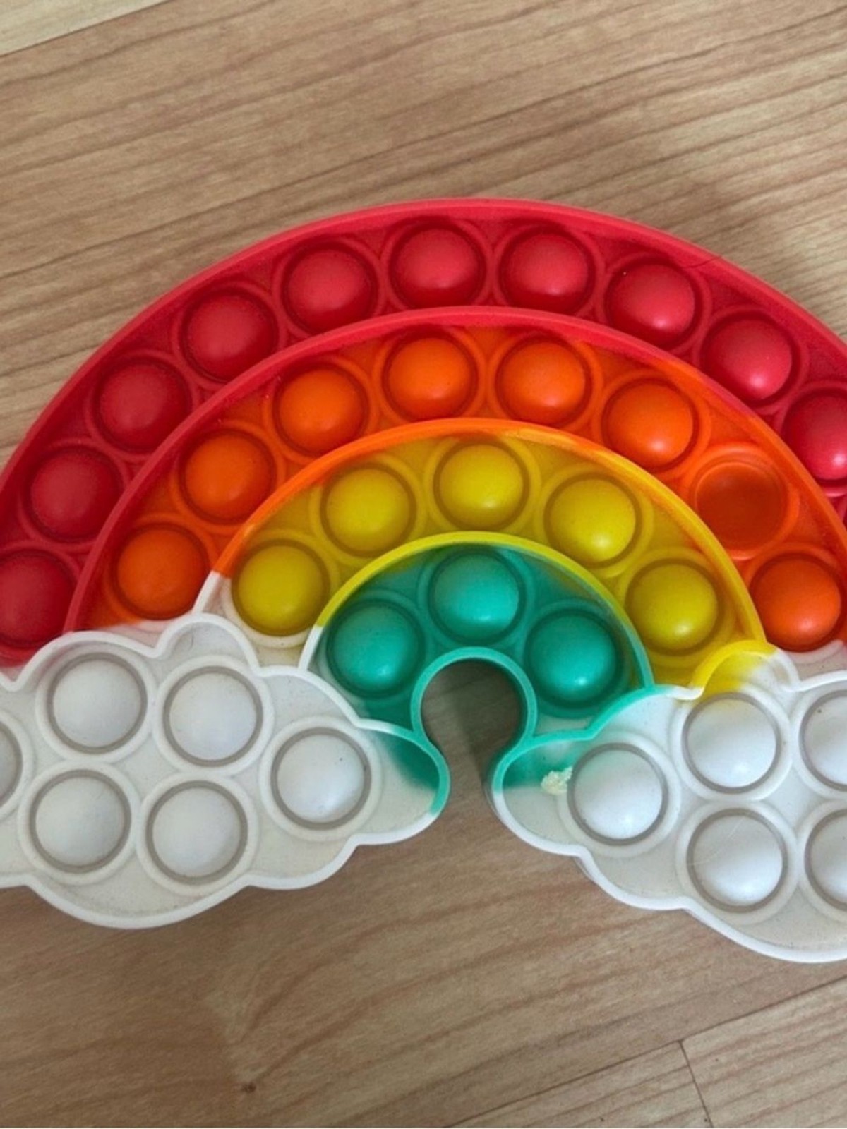 Rainbow Pop Sensory Toy Pop It Kids Baby Toddler – White, Red, Orange, Yellow,