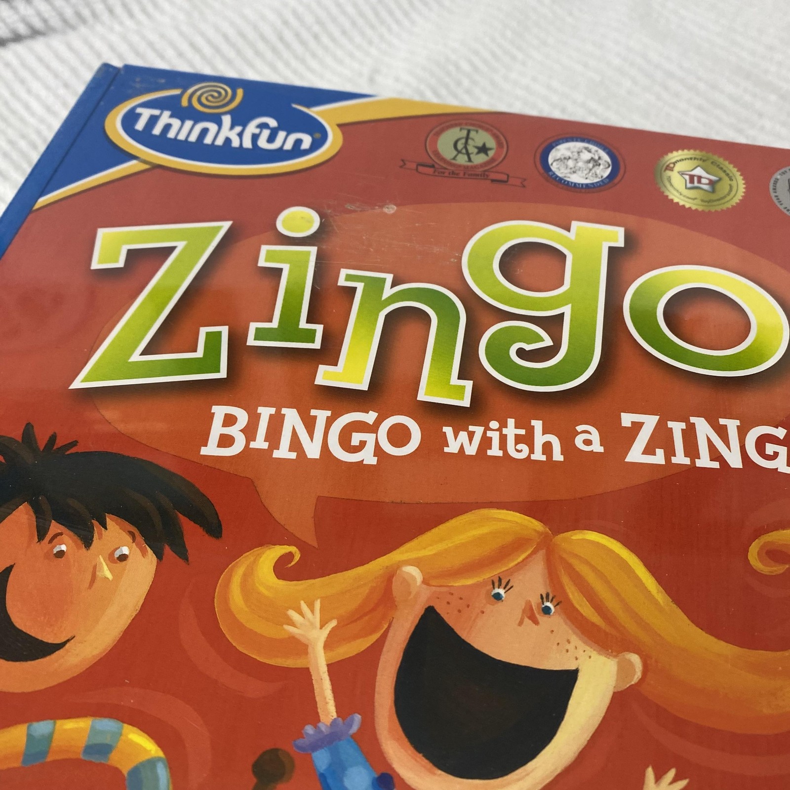 ThinkFun Zingo Bingo with a Zing Family Board Game Ages 4+ 2-6 Players Sealed