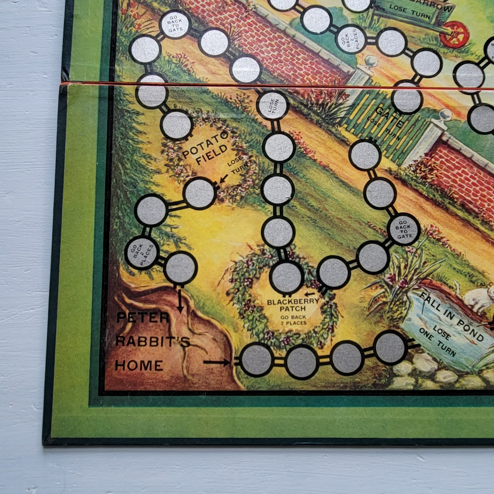 Antique Vintage Peter Rabbit Racing Board Game Sam Gabriel VG
