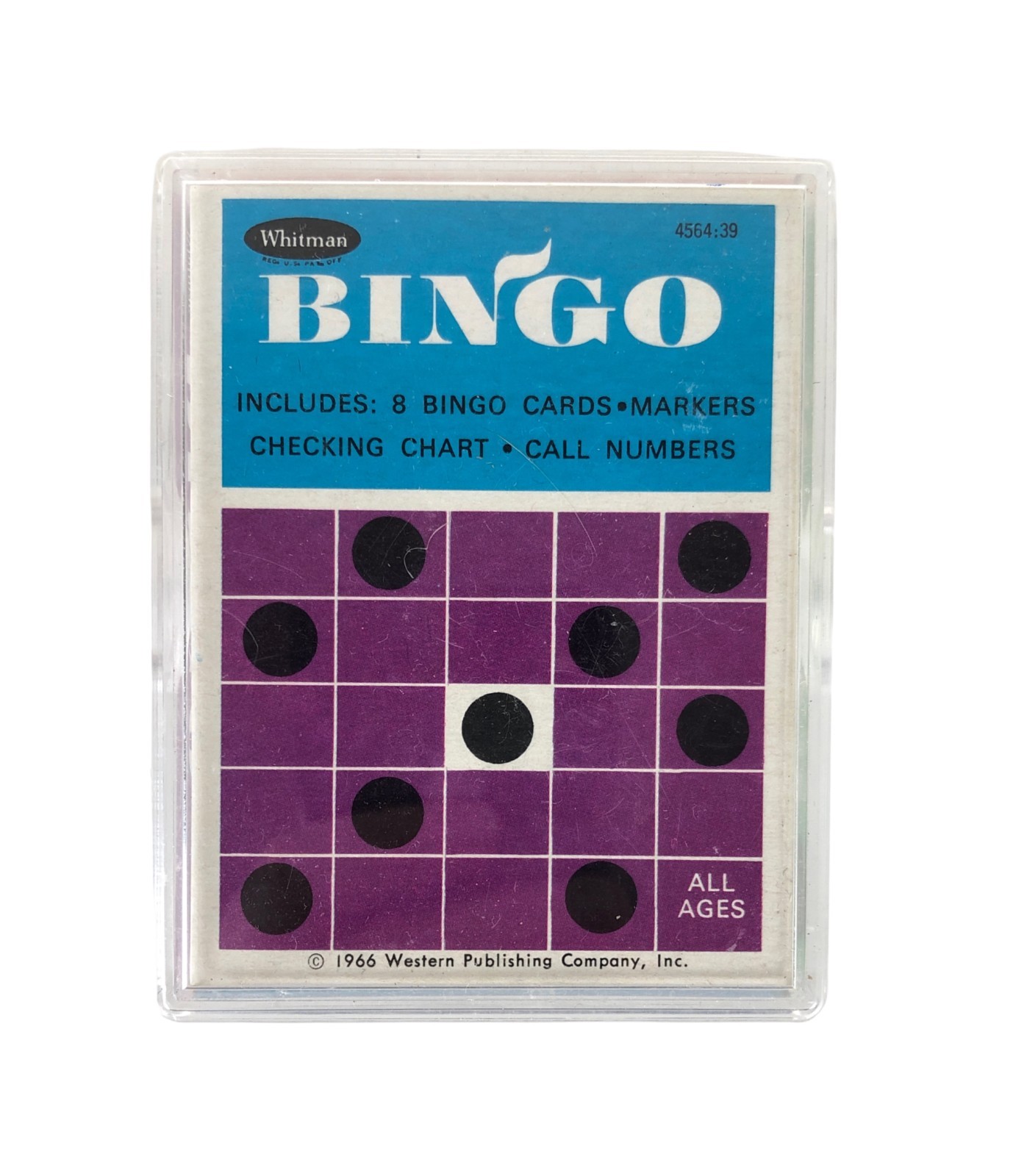 Vintage Bingo Game 1966 Whitman Portable Pocket Game New Unused