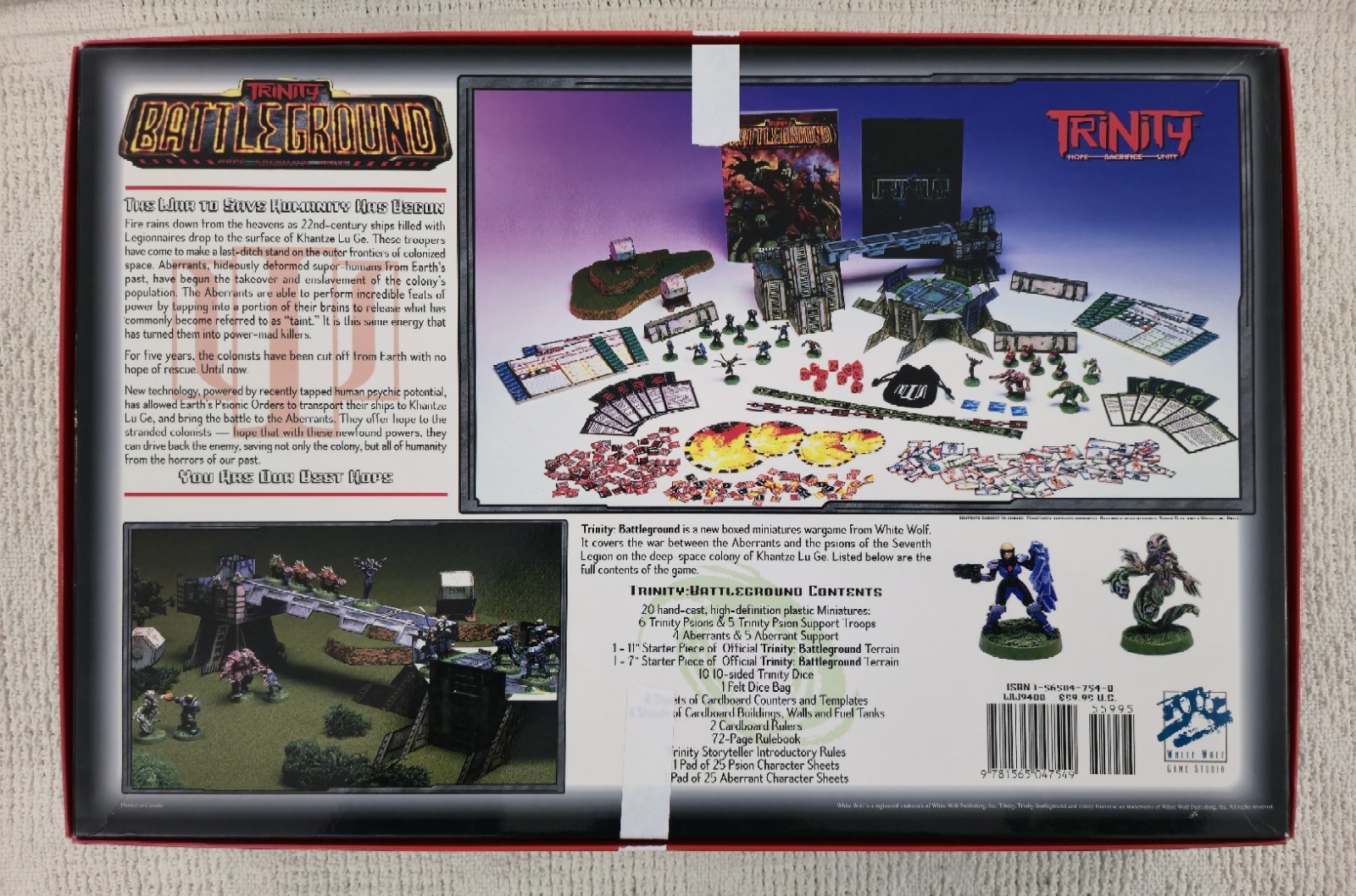 White Wolf – Trinity: Battleground War to Save Humanity Clean Great Shape!