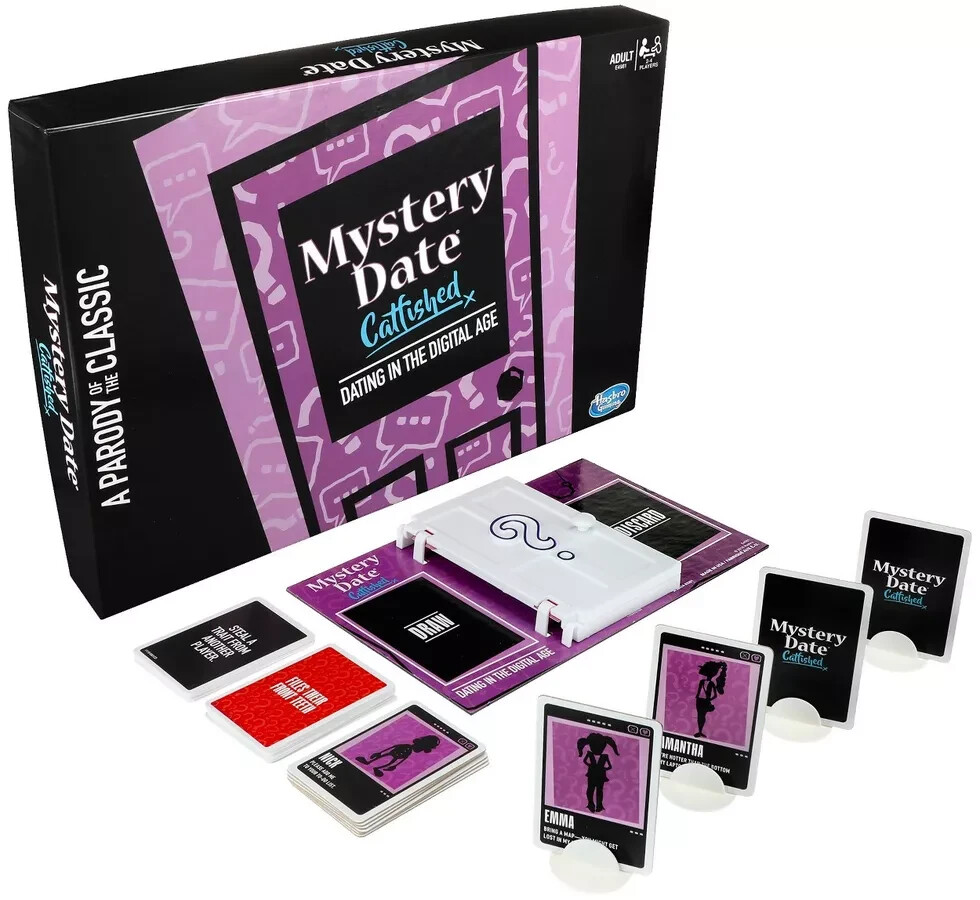 Mystery Date Catfished Board Game Adults Parody of Classic Mystery Dating Game