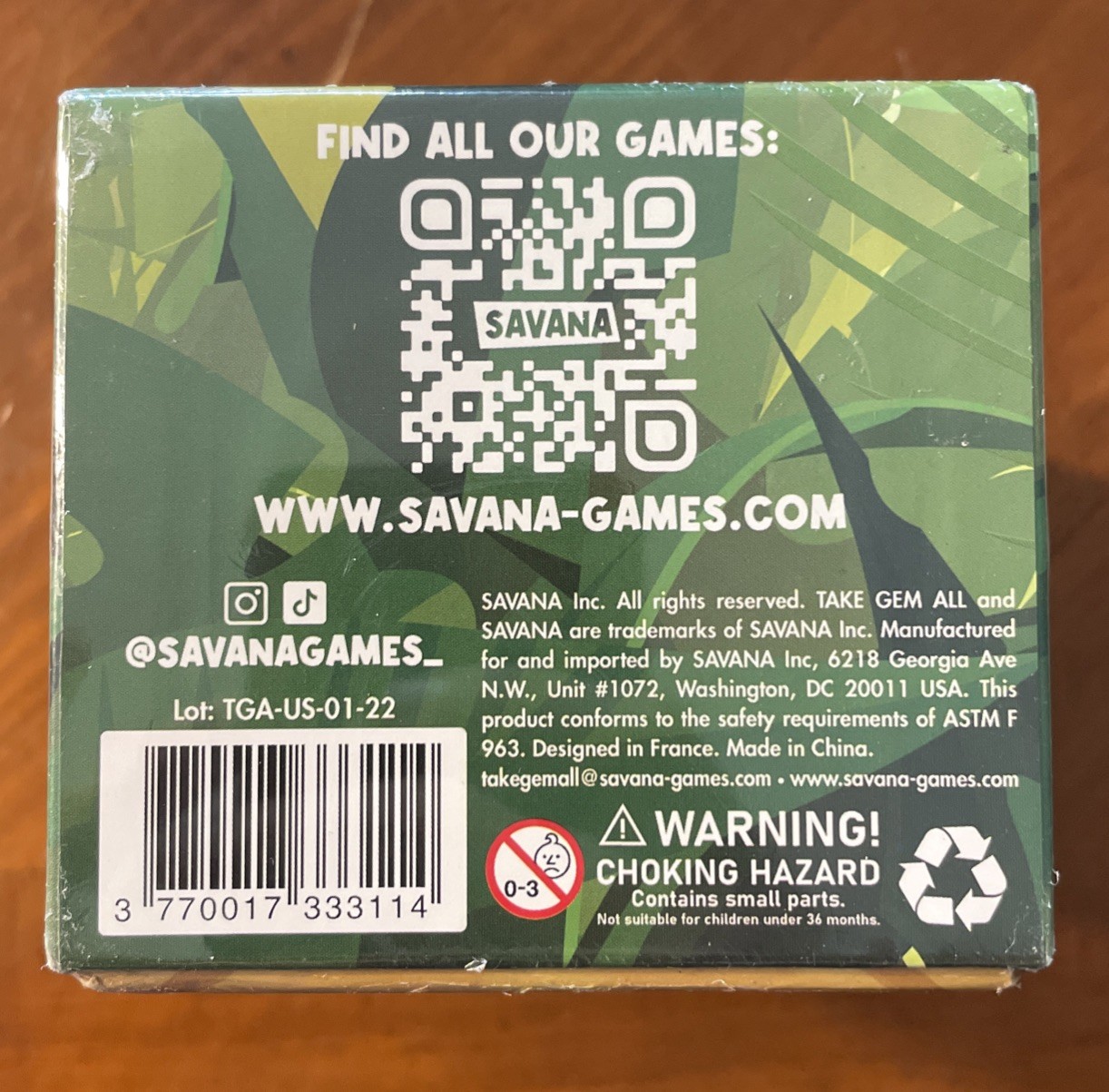 Take Gem All The Quest of the Lost Words Board Game by Savana Family Kids NEW