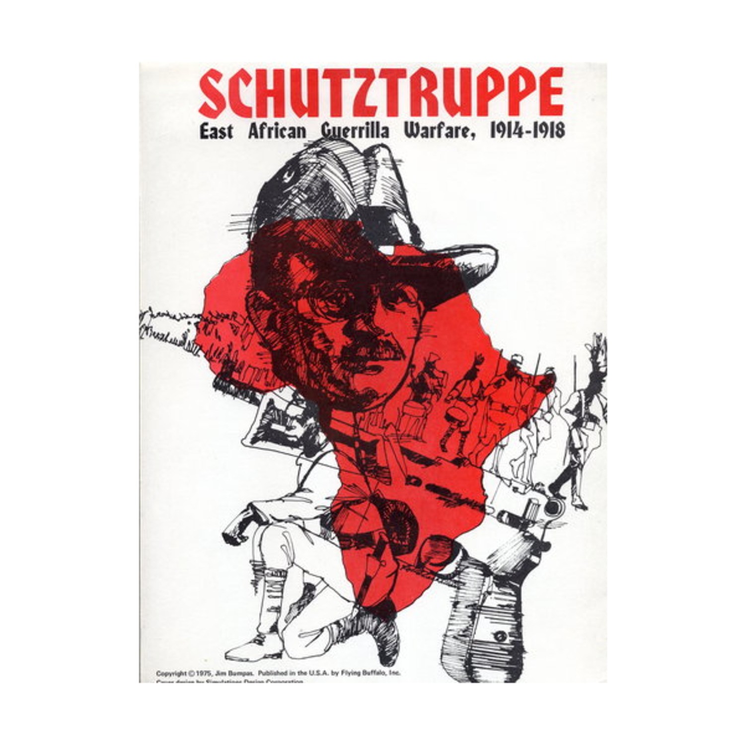 Flying Buffalo Boardgame Schutztruppe (2nd Ed) Bag VG+