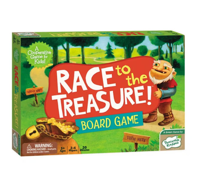 Race To The Treasure Peaceable Kingdom Cooperative Board Game