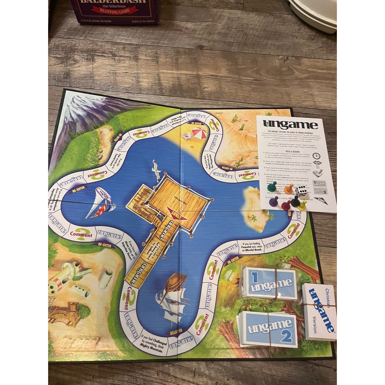 The Ungame Christian Version Board Game Talicor Aristoplay Item 1200 Complete