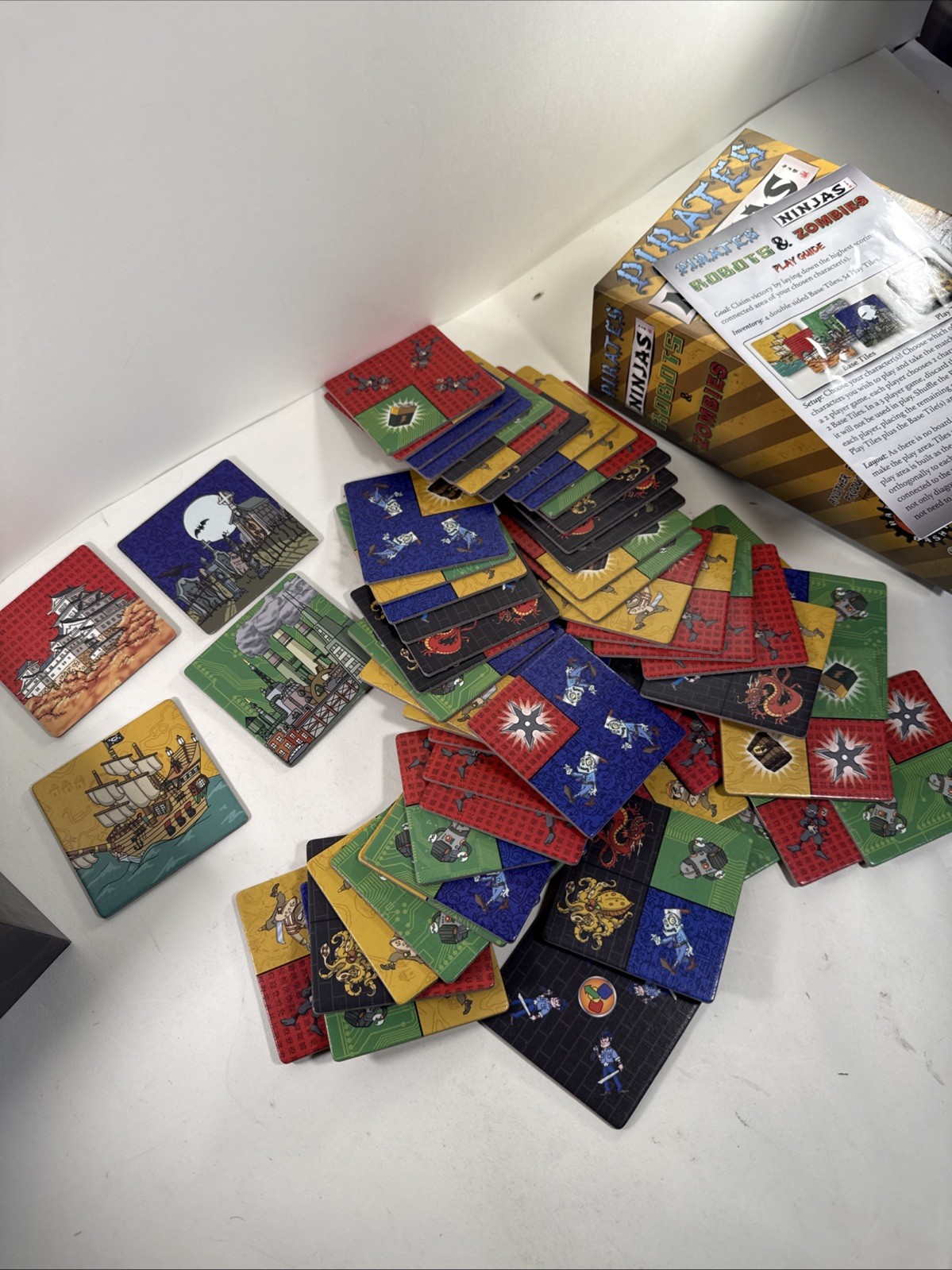 Pirates Ninjas Robots & Zombies Rather Dashing Games Ages 8 &Up 2-4 Players