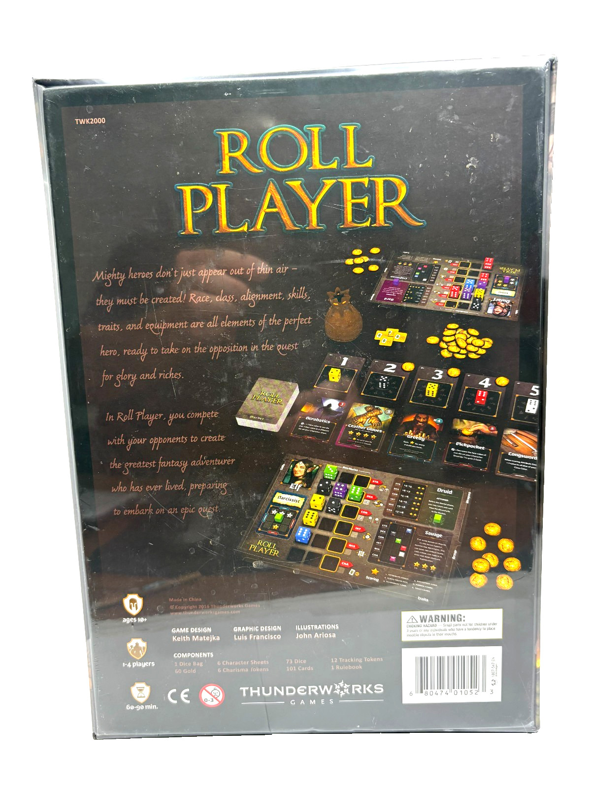 KIETH MATEJKA ROLL PLAYER GAME – NEW SEALED