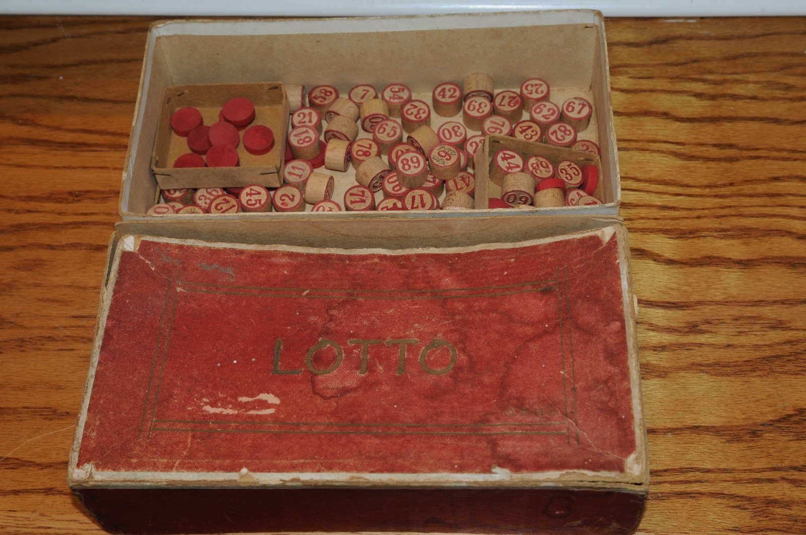Rare Victorian Vintage Antique Lotto Game LOTTO 1800s/1900s Traditional Game Old