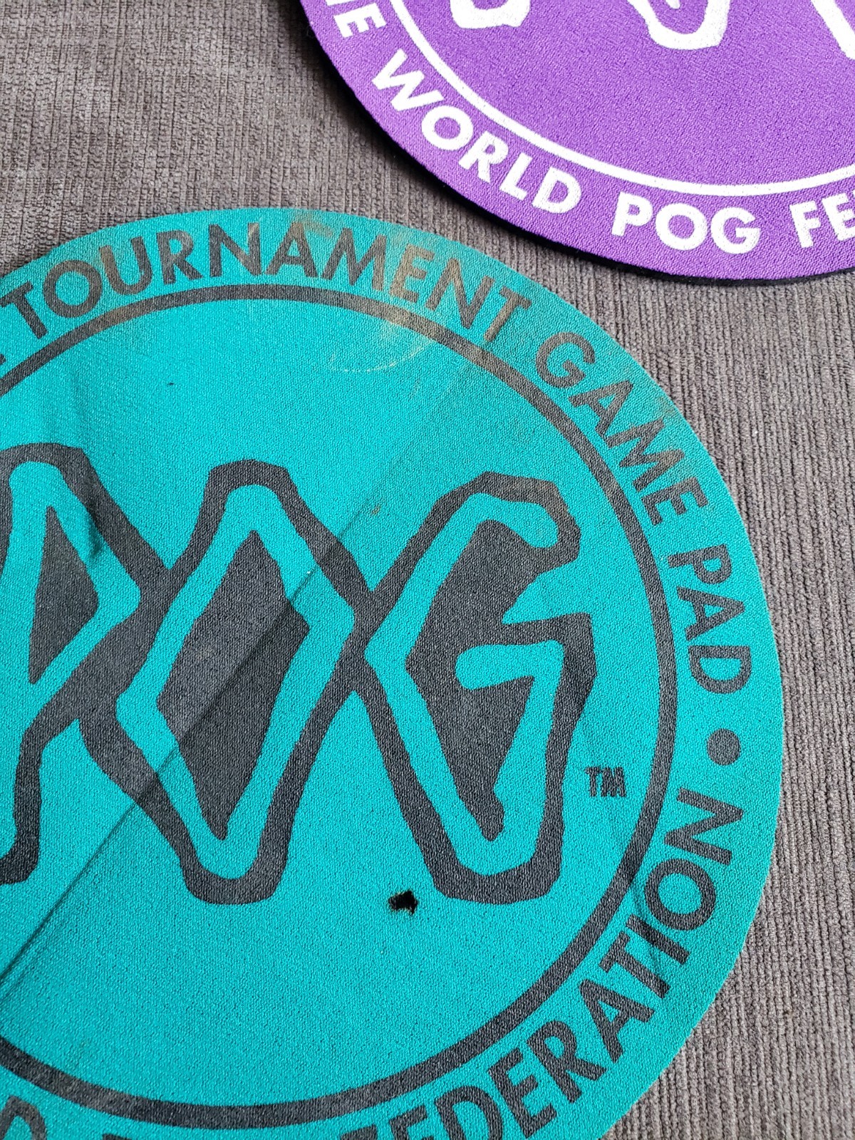 Set Of 5 VINTAGE ’95 THE WORLD POG FEDERATION OFFICIAL TOURNAMENT GAME BOARD PAD