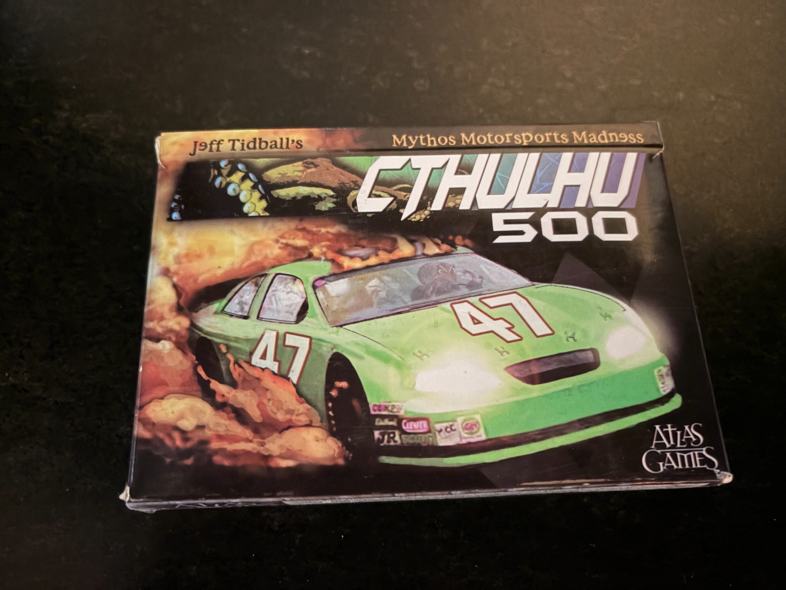 Cthulhu 500 Atlas Games Jeff Tidball Card Game Complete Lovecraft Racing