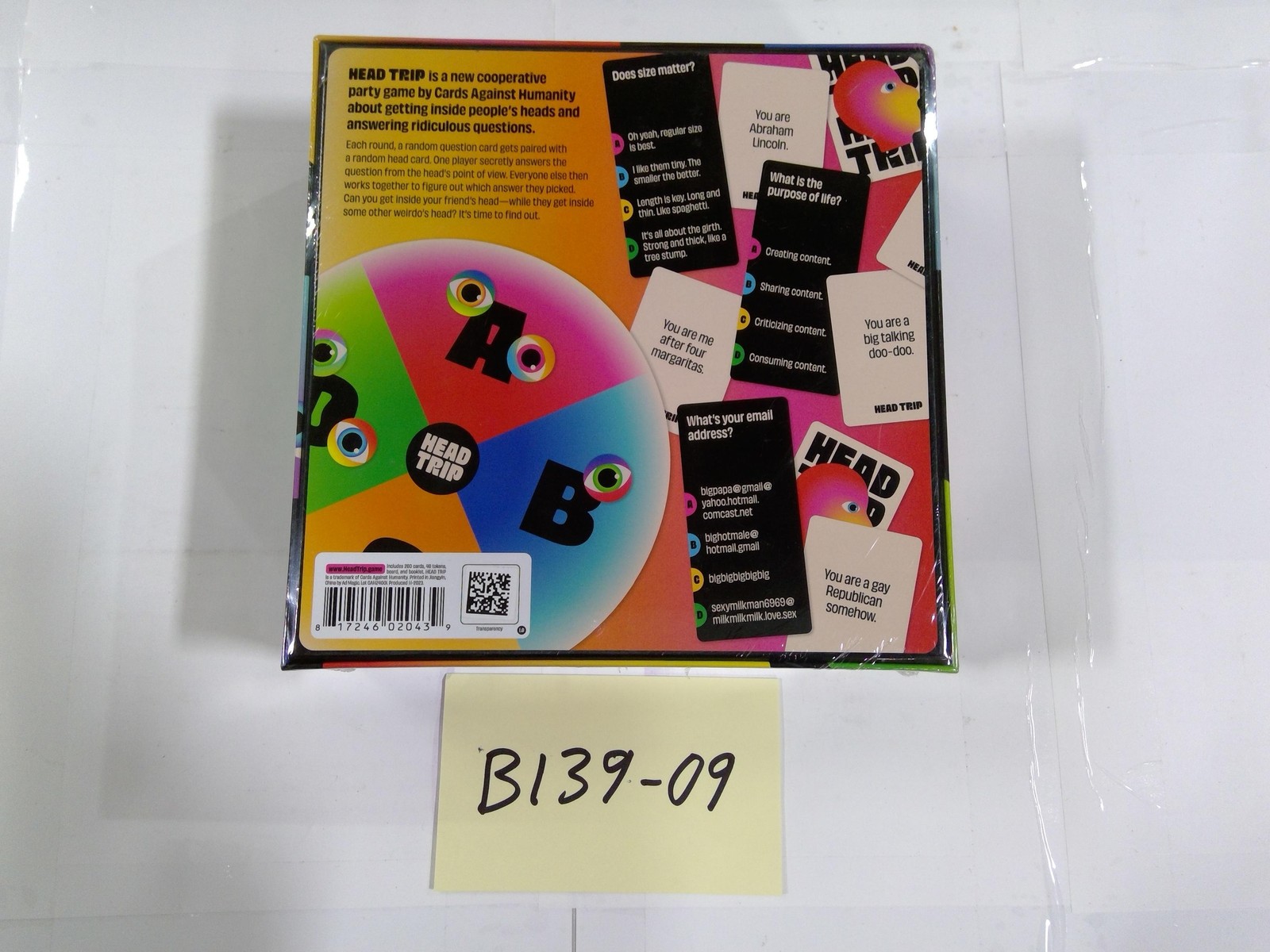 Cards Against Humanity Head Trip Cooperative Adult Party Card Game New Sealed