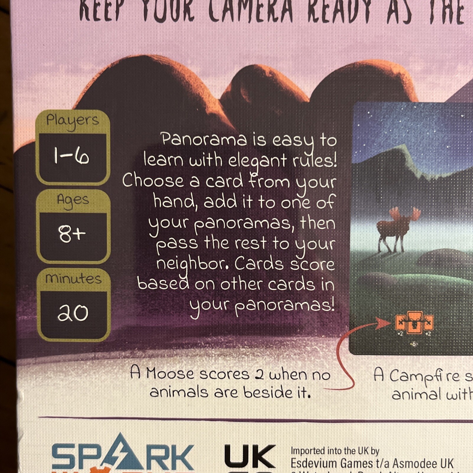 Panorama Game 2021 Spark Works Alex Wynnter New/Sealed Box 1st Edition