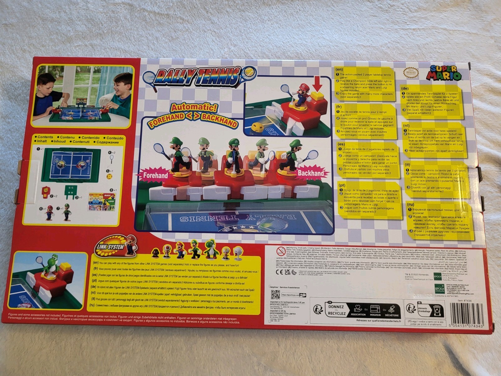 Nintendo Super Mario Rally Tennis Action Table Game NEW Japanese Import Epoch