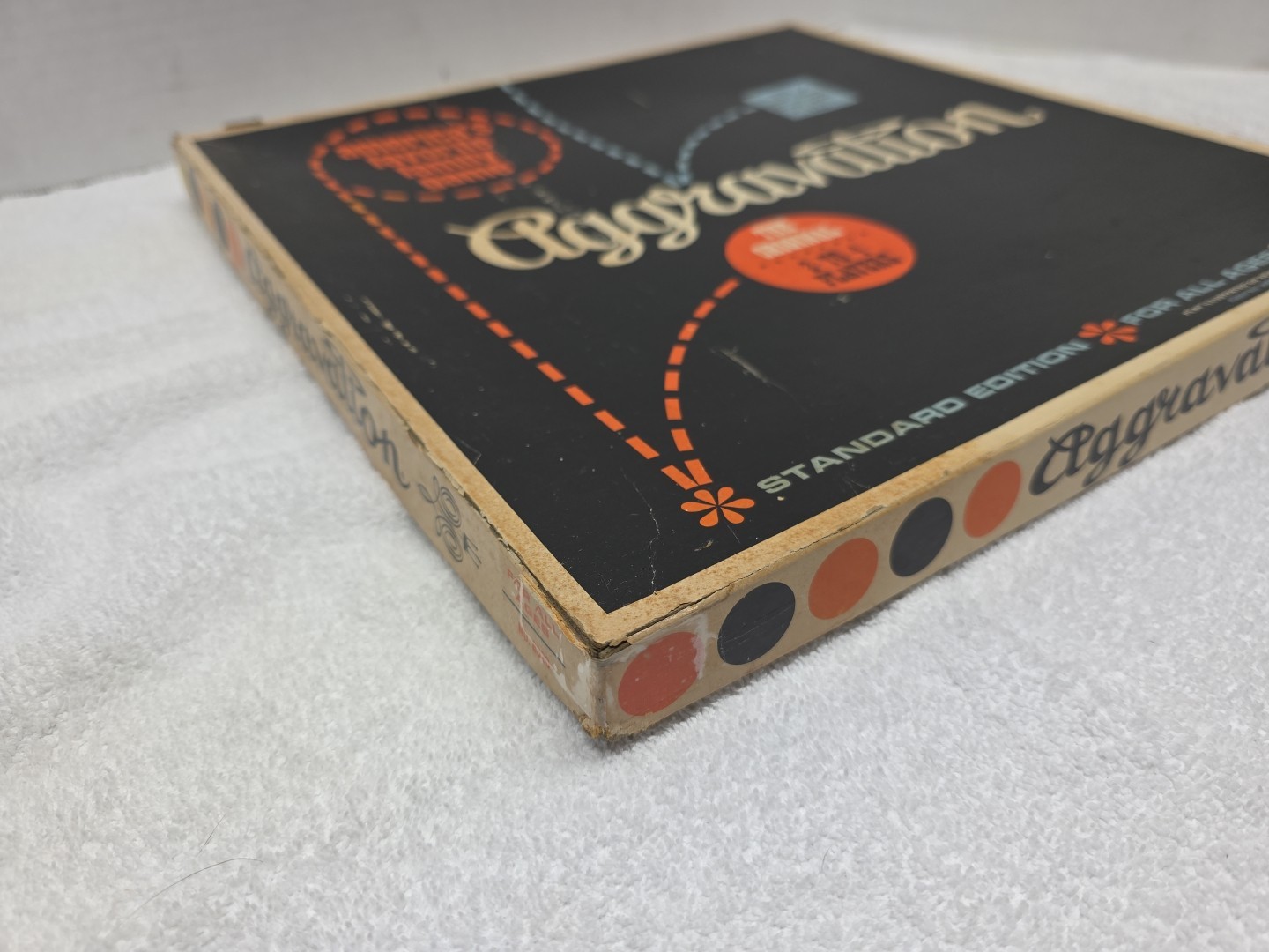 Vintage 1962 Aggravation Board Game No. 13 Standard Edition Complete Black Box