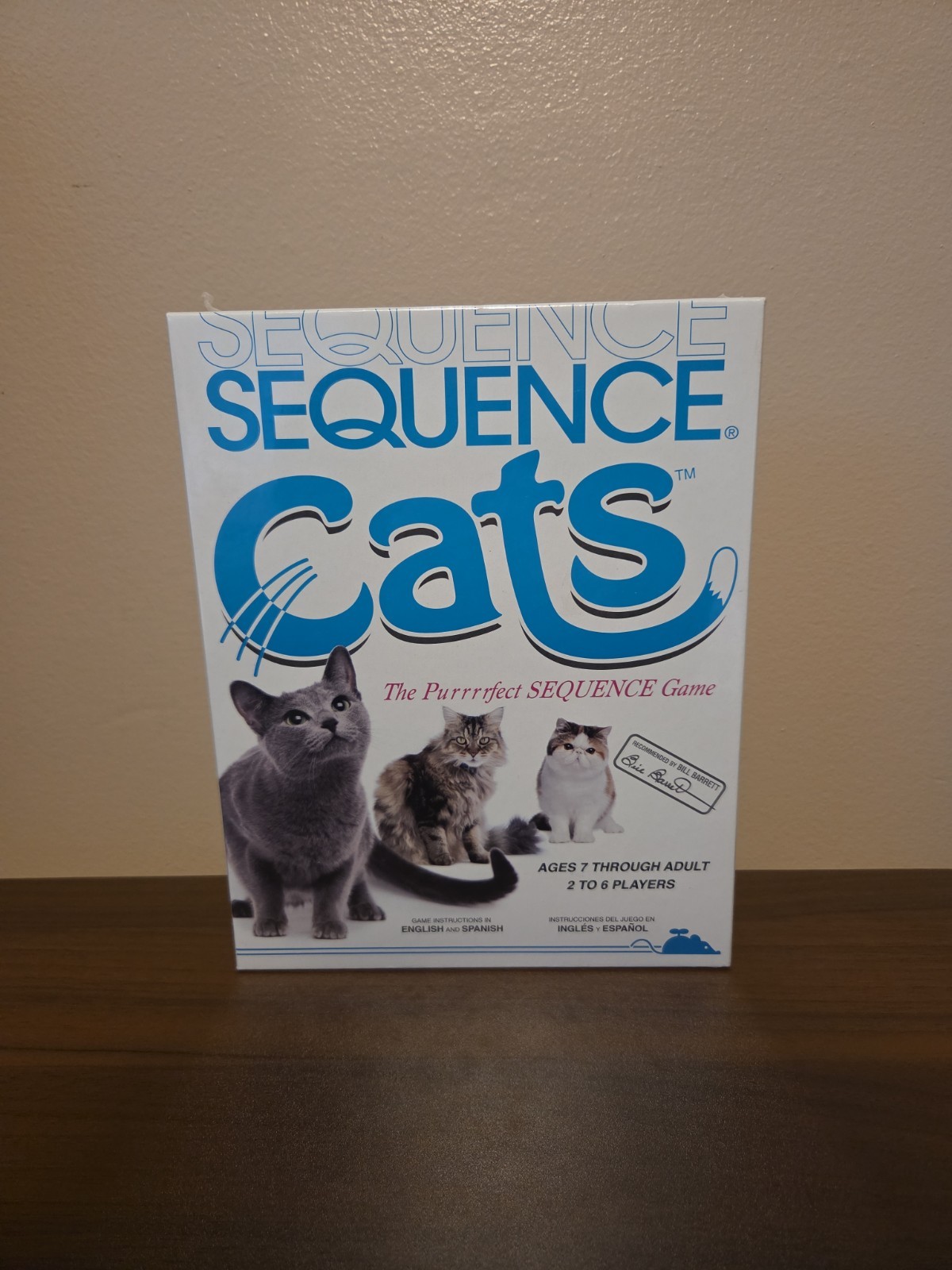 Brand New Sealed Sequence Cats Jax Board Game – 2 To 6 Players – 2013
