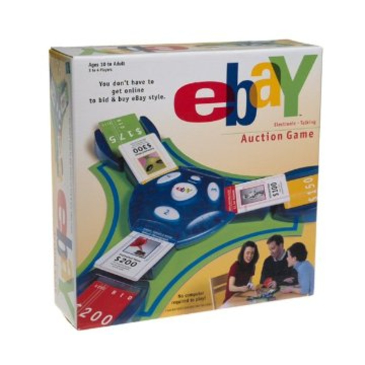 Hasbro Boardgame eBay Electronic Talking Auction Game Box Fair/EX