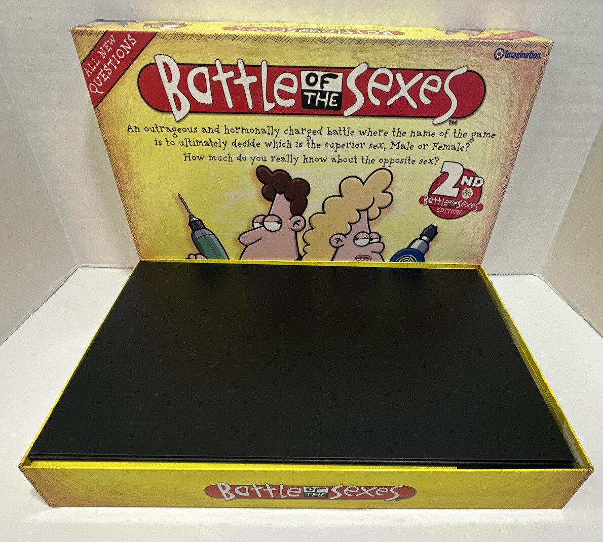 Battle of the Sexes 2nd Edition Board Game Verified Complete Good Condition