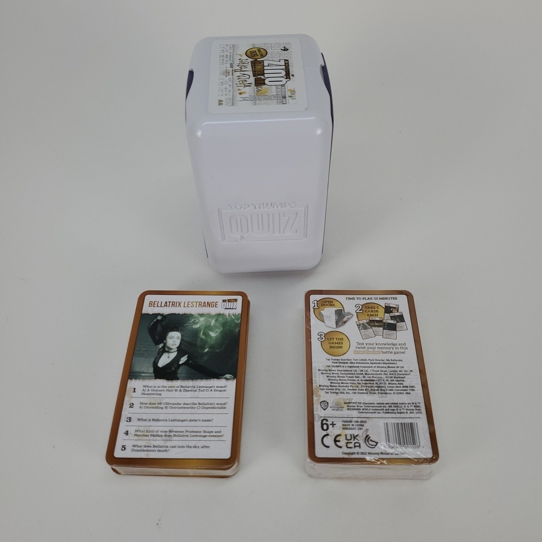 Harry Potter Top Trumps Quiz Game With a Twist 500 Questions Ages 6+