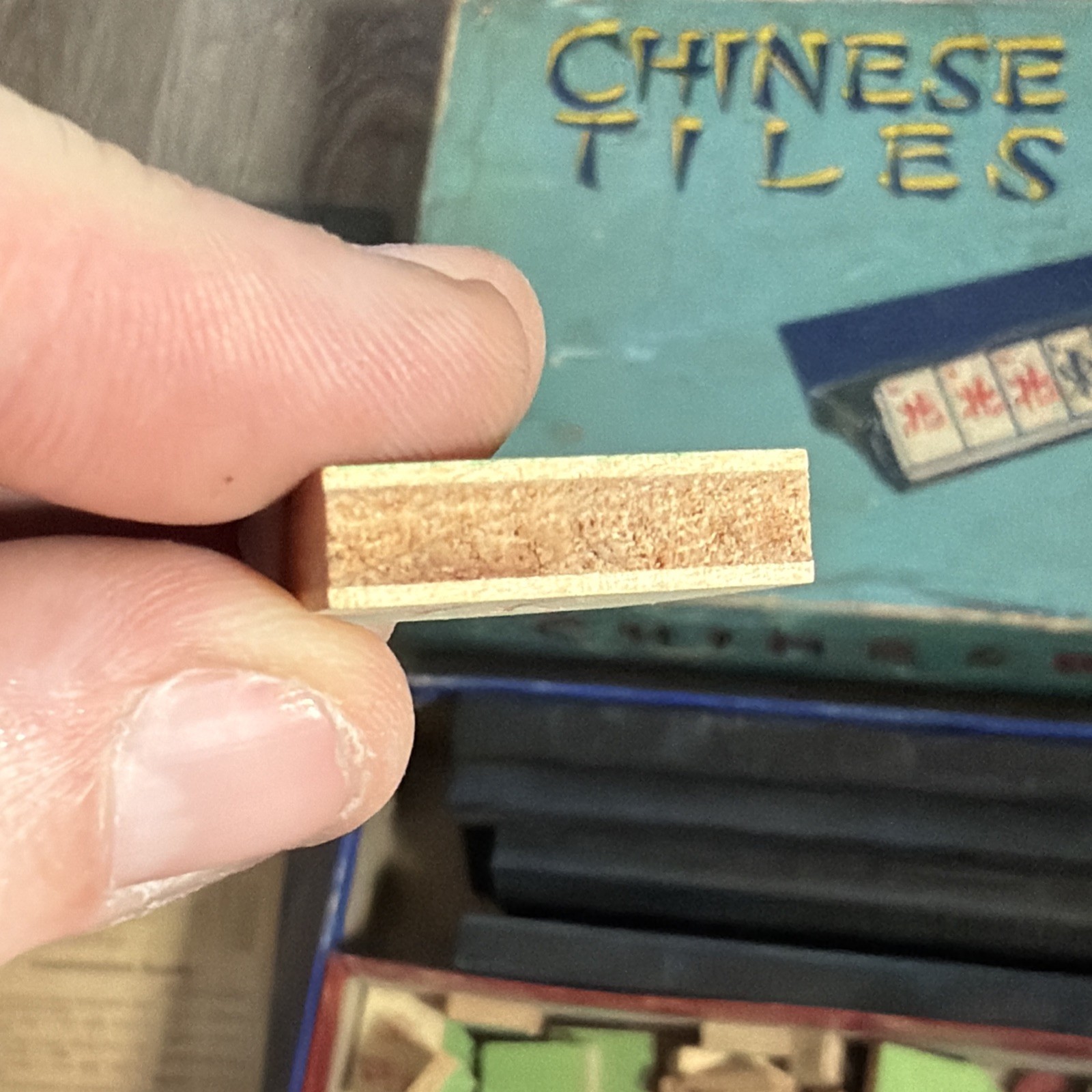 Vintage Chinese Tiles Game Wooden 1939 J Pressman & Co Mah-Jong Mahjong Rare HTF