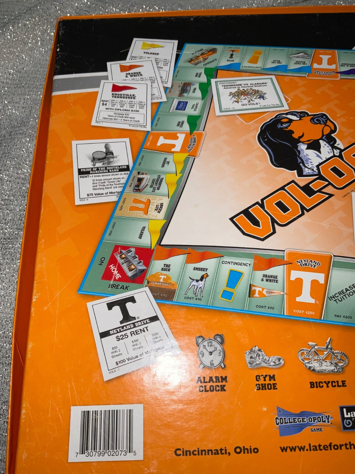 Vol-opoly University Of Tennessee Volunteers Board game TN Vols Volopoly See Pic