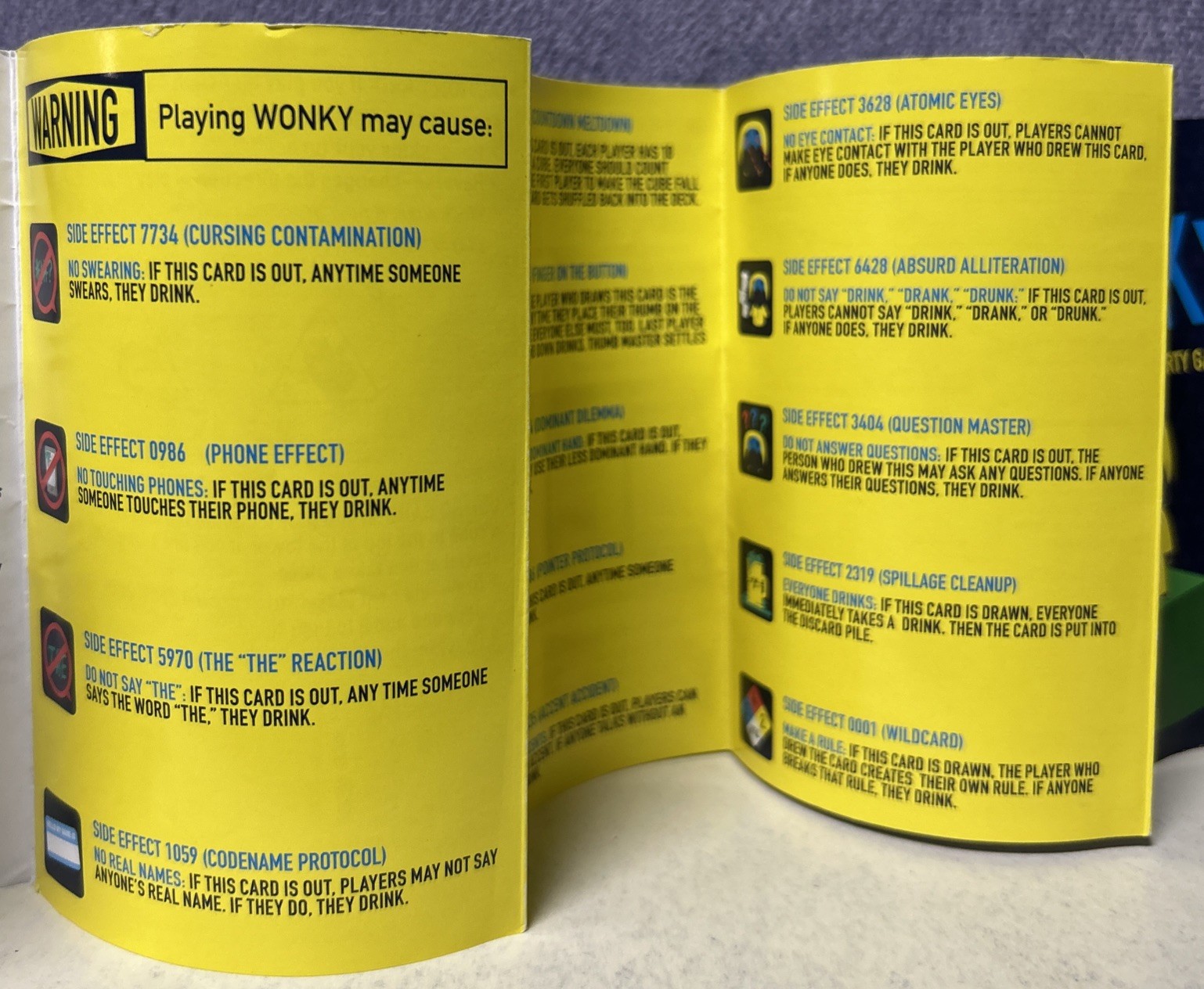 WONKY – USAOpoly Boardgame – The Unstable Adult Party Game Box Excellent!