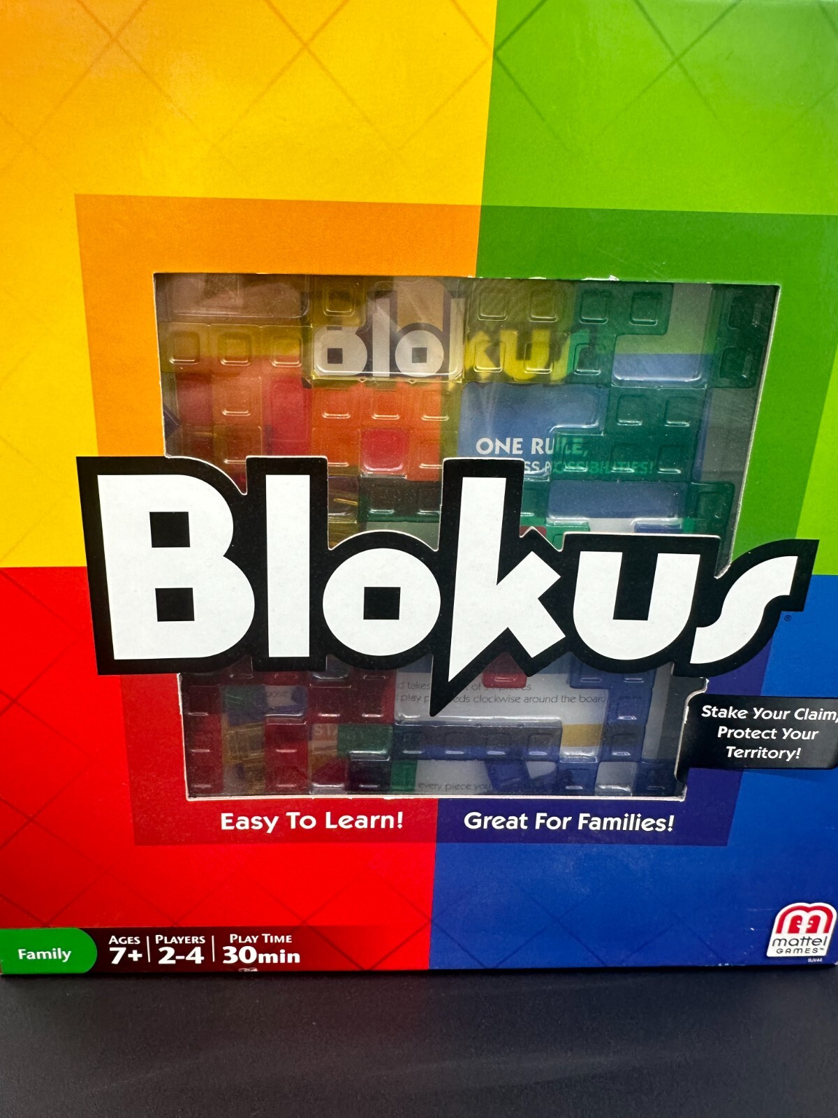 Mattel 2013 BLOKUS Educational Strategy Game – Smaller Version – COMPLETE