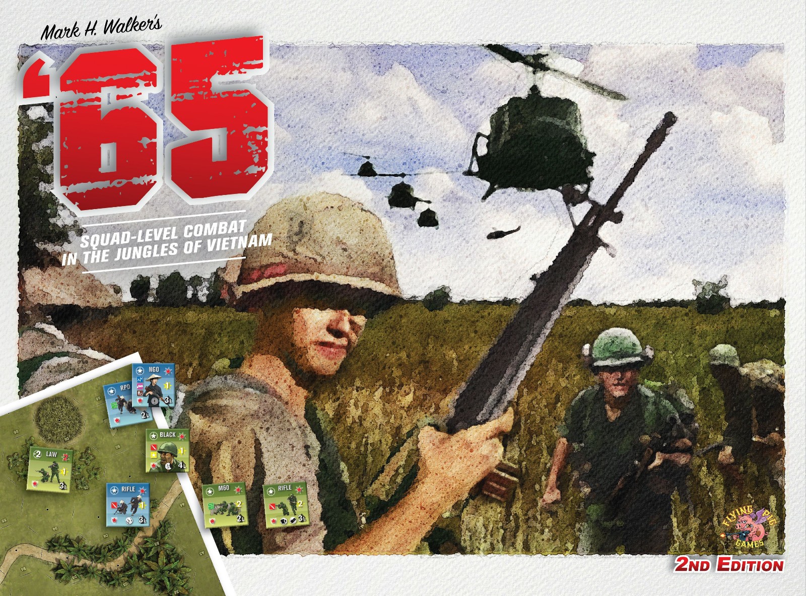 Flying Pig Games ’65: Squad Level Combat In The Jungles Of Vietnam 2nd Ed. NISW