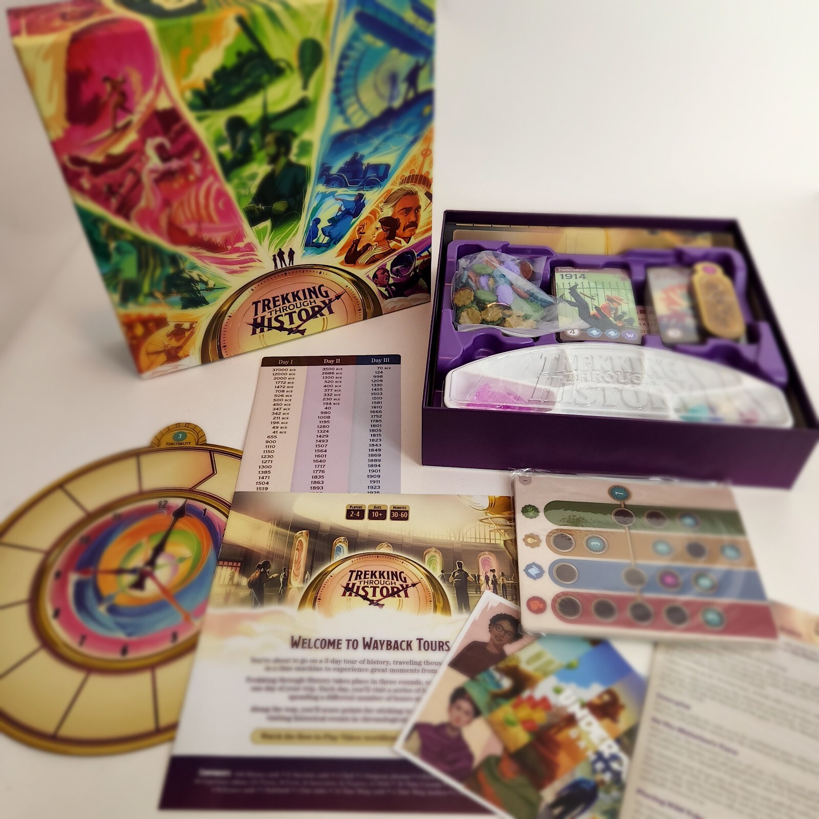 Trekking Through History Kickstarter Exclusive Edition by Underdog Games SEALED