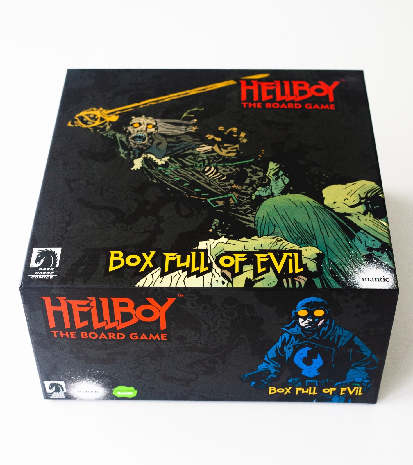 HELLBOY Kickstarter Edition Board Game & Extras: Includes Rare 3D Set Pieces!