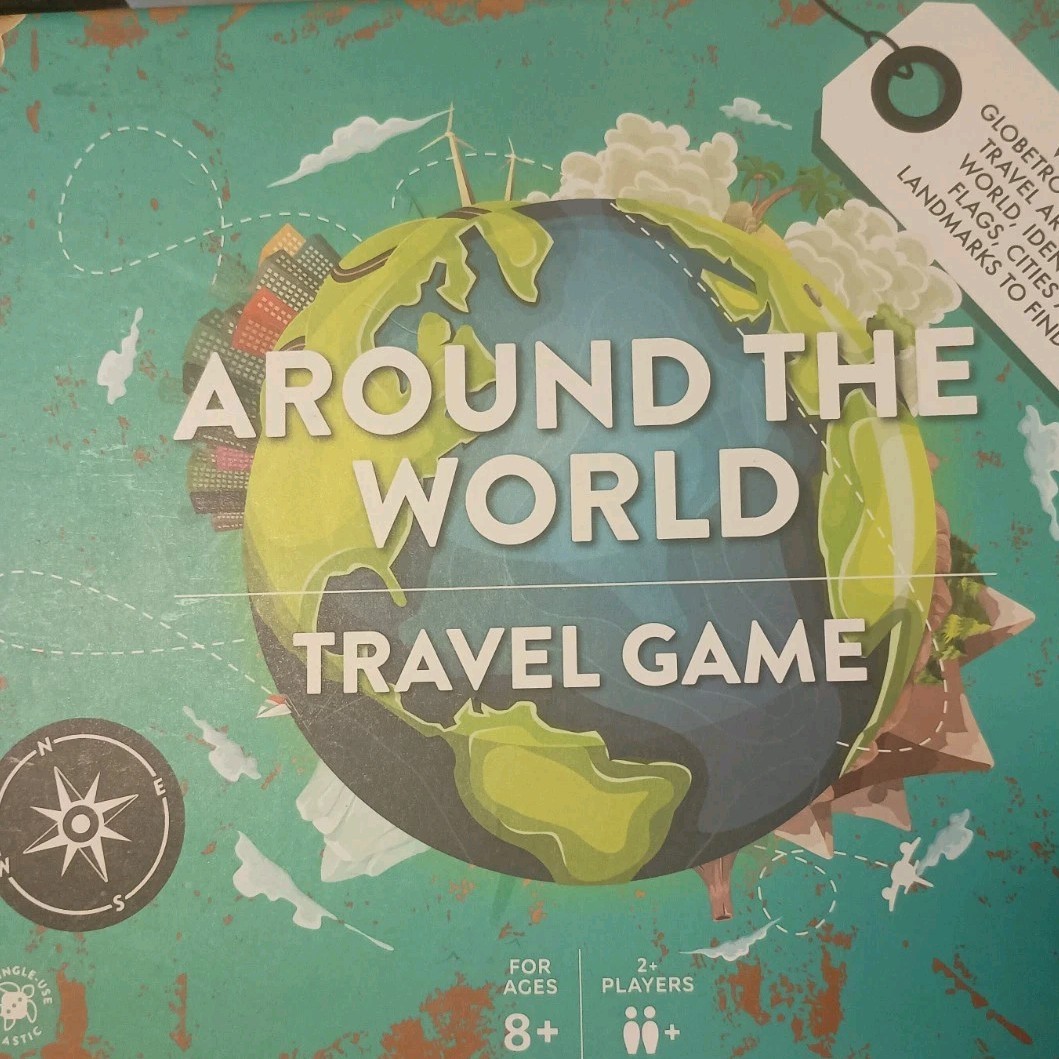 Around The World Travel Game Board Game 4-6 Players G1